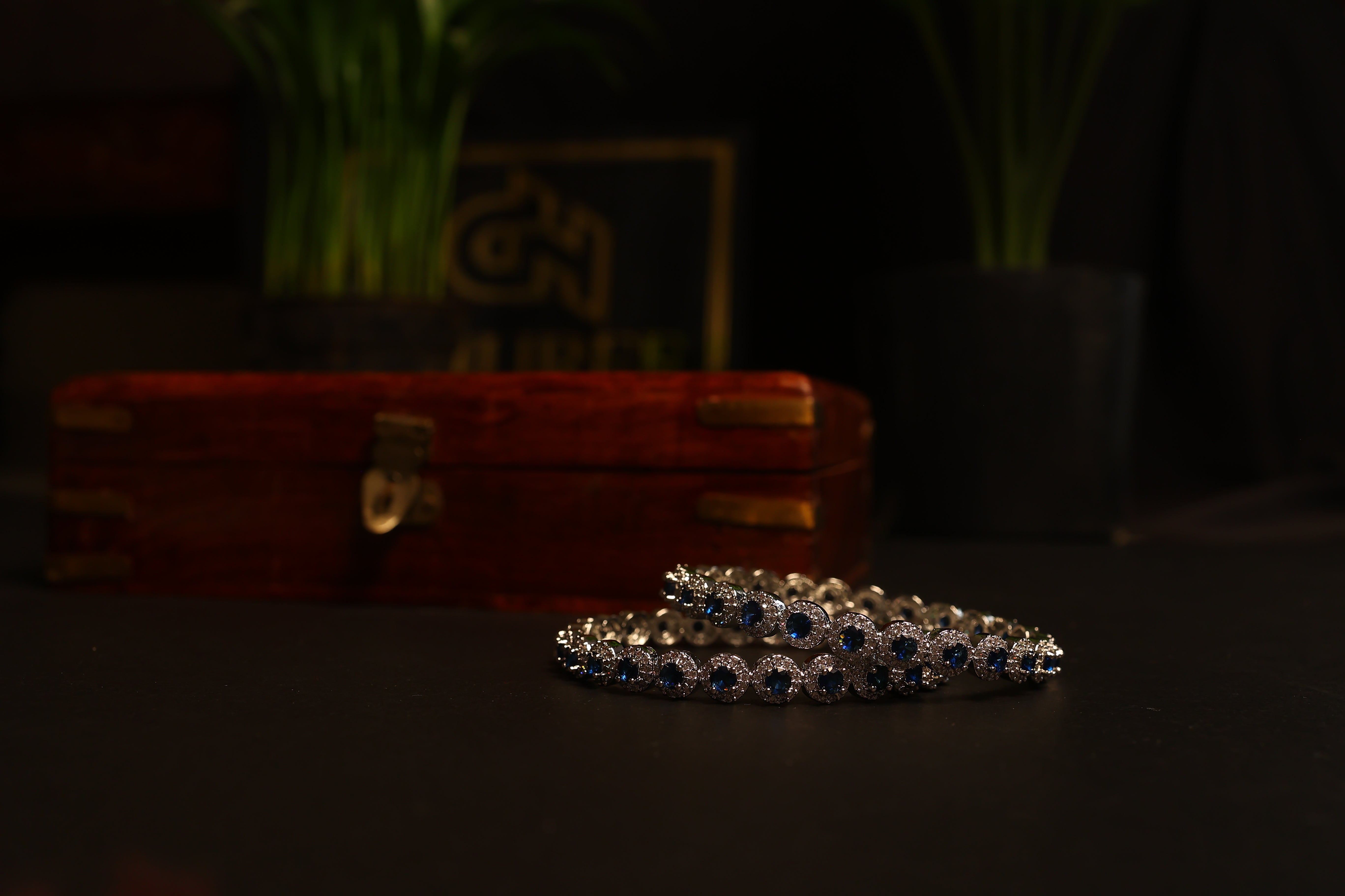 AD Natural Stones Bangles