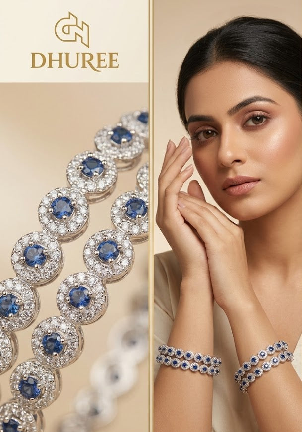AD Natural Stones Bangles