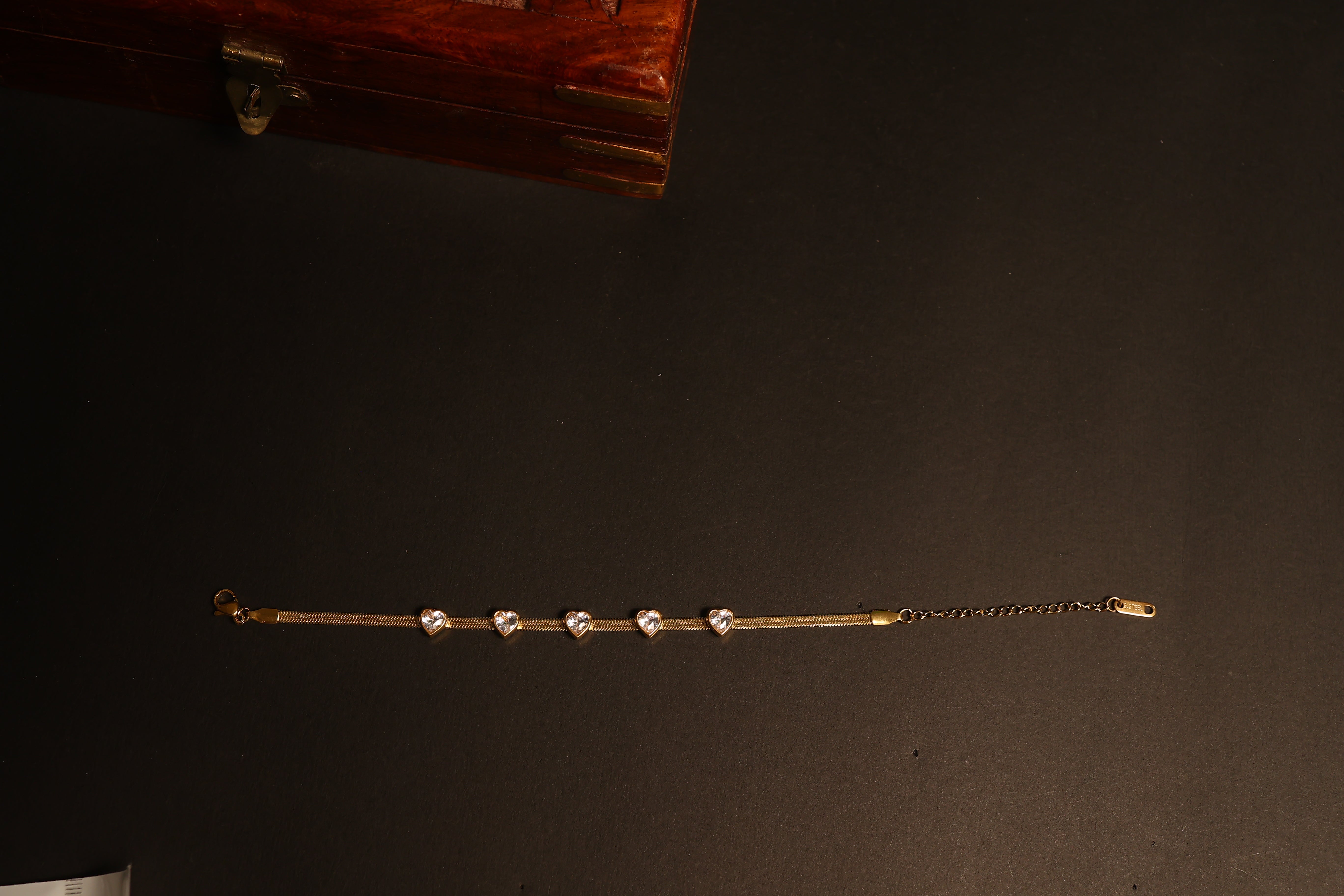 Roma Roman Charm Chain Bracelet (Gold)