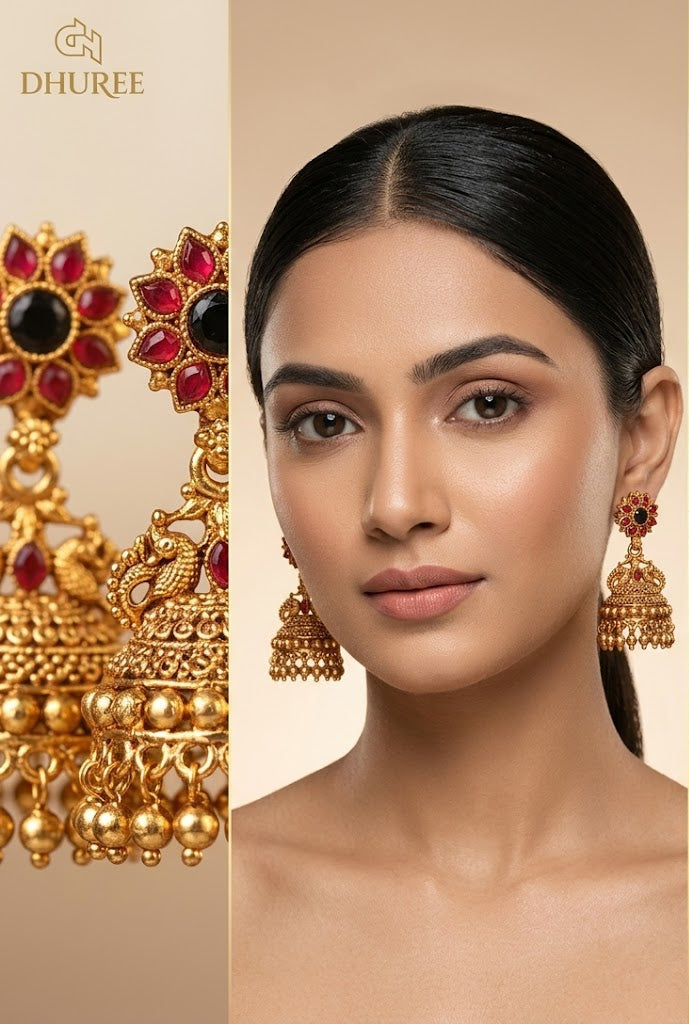 Lakshmi Jhumkas