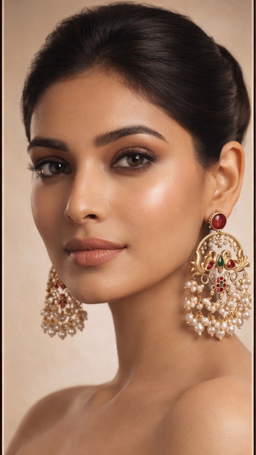 Gold Dangler Earrings