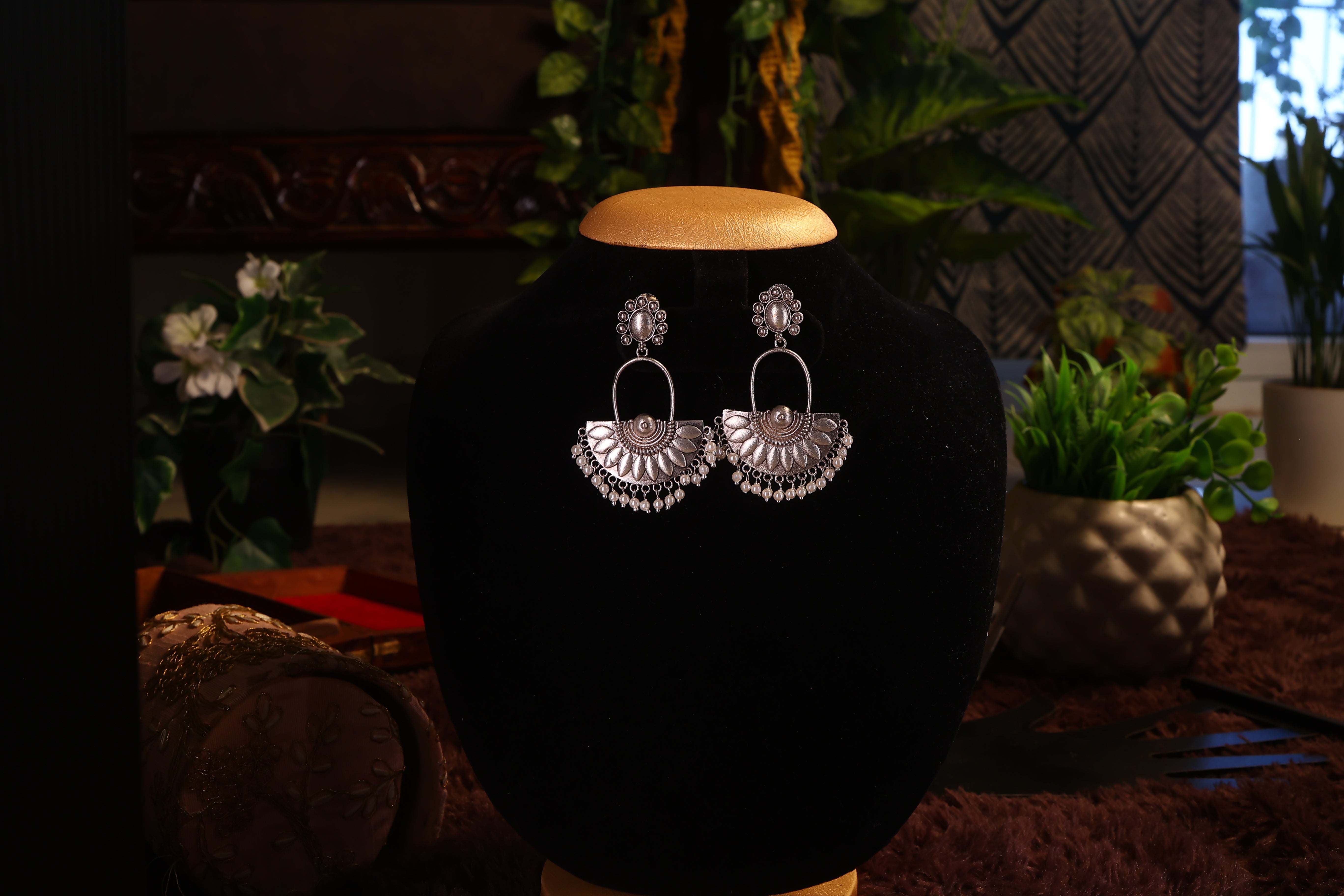 Silver Dangler Earrings
