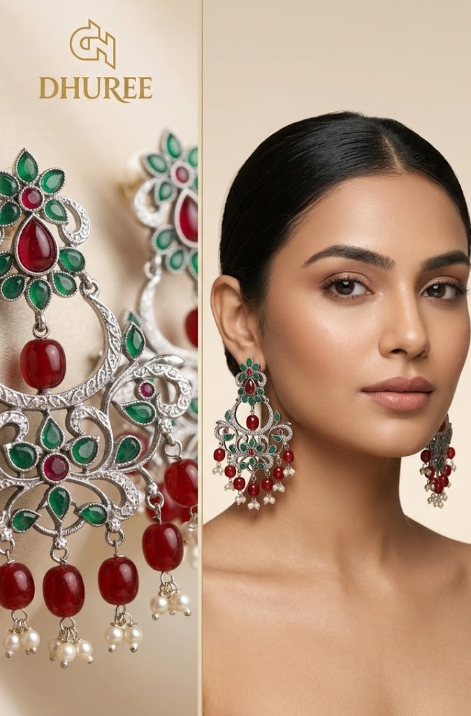 Silver Dangler Earrings