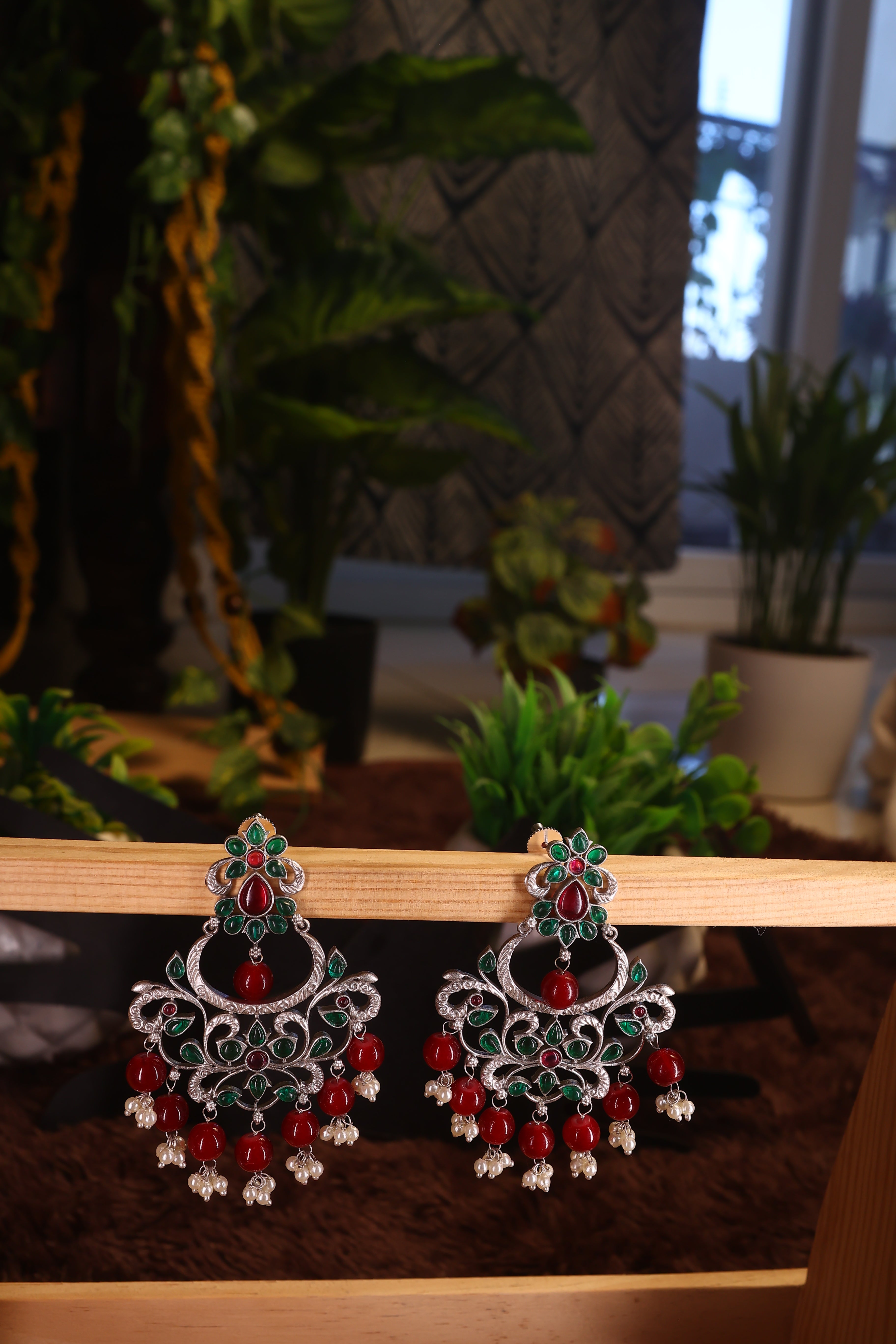 Silver Dangler Earrings