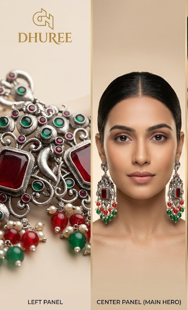 Silver Dangler Earrings