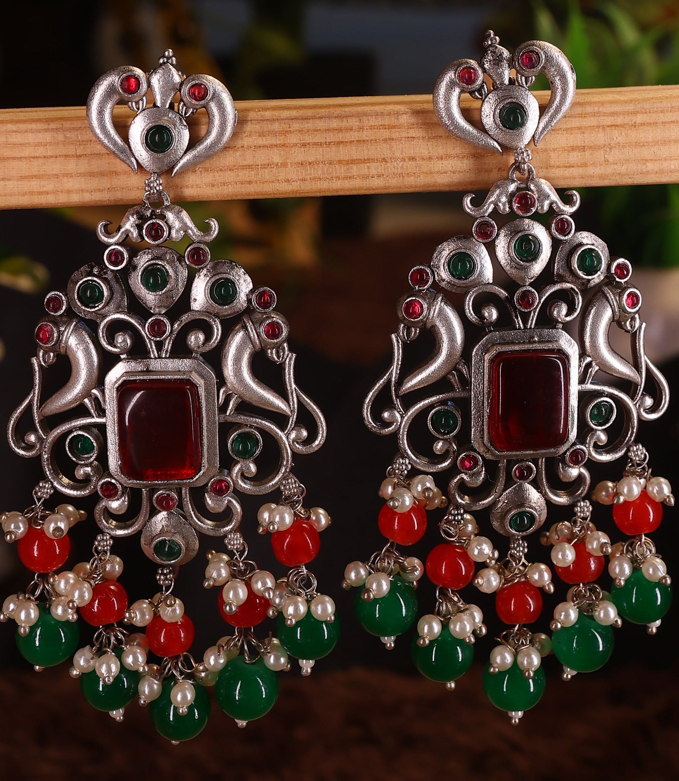 Silver Dangler Earrings