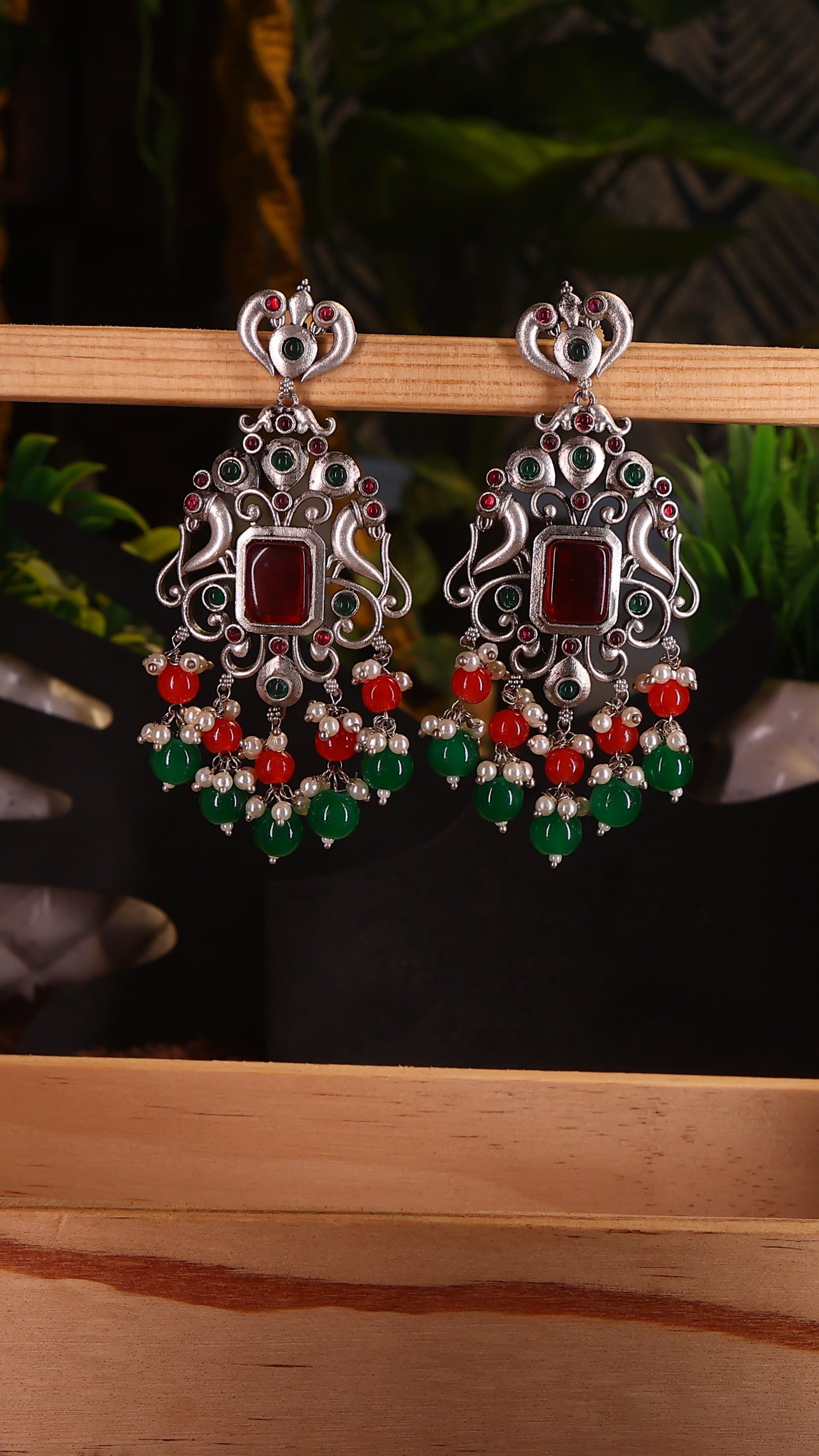 Silver Dangler Earrings