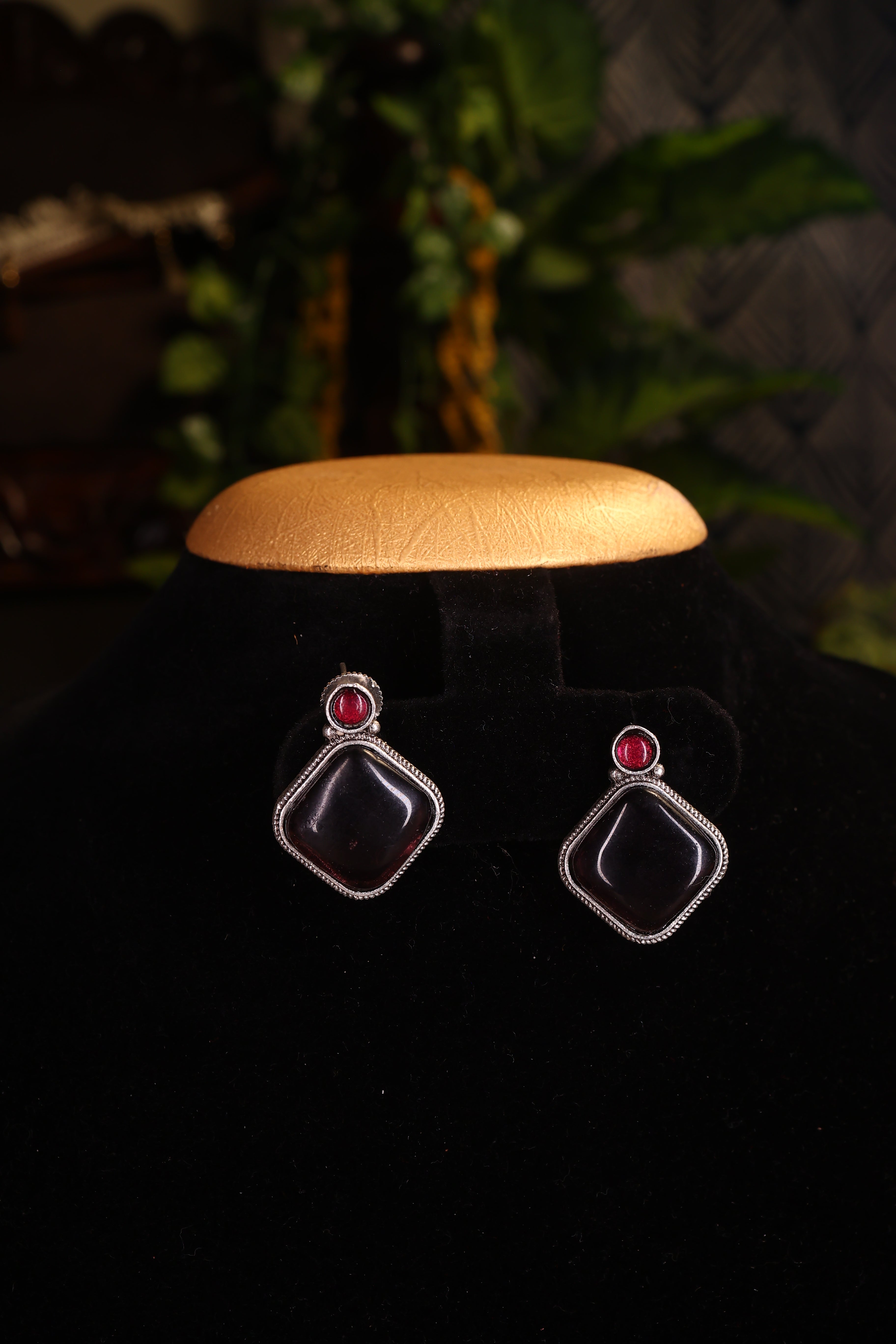 Women Square Stud Earrings