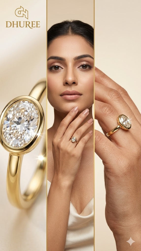 Premium White Sapphire Adjustable Ring for Women