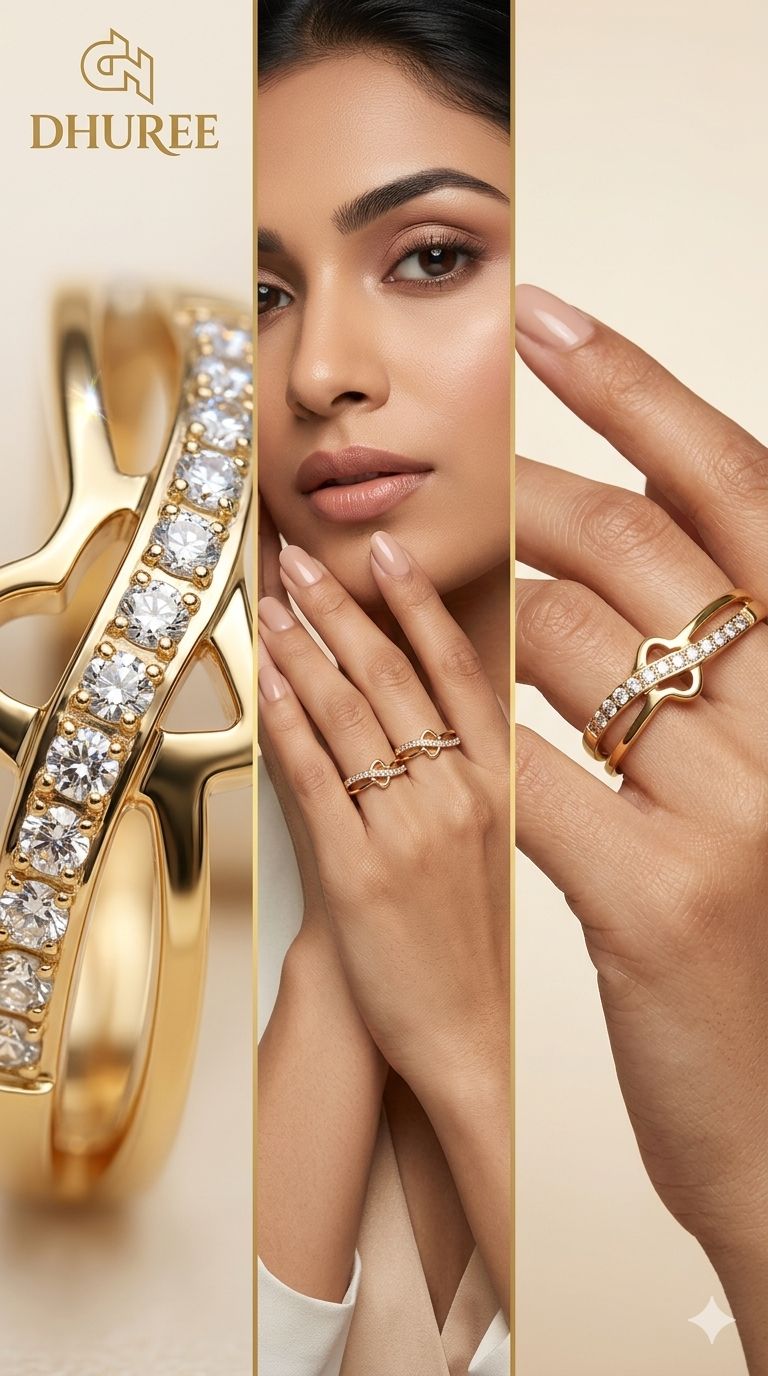 Trendy Finger Ring-Medium Size.
