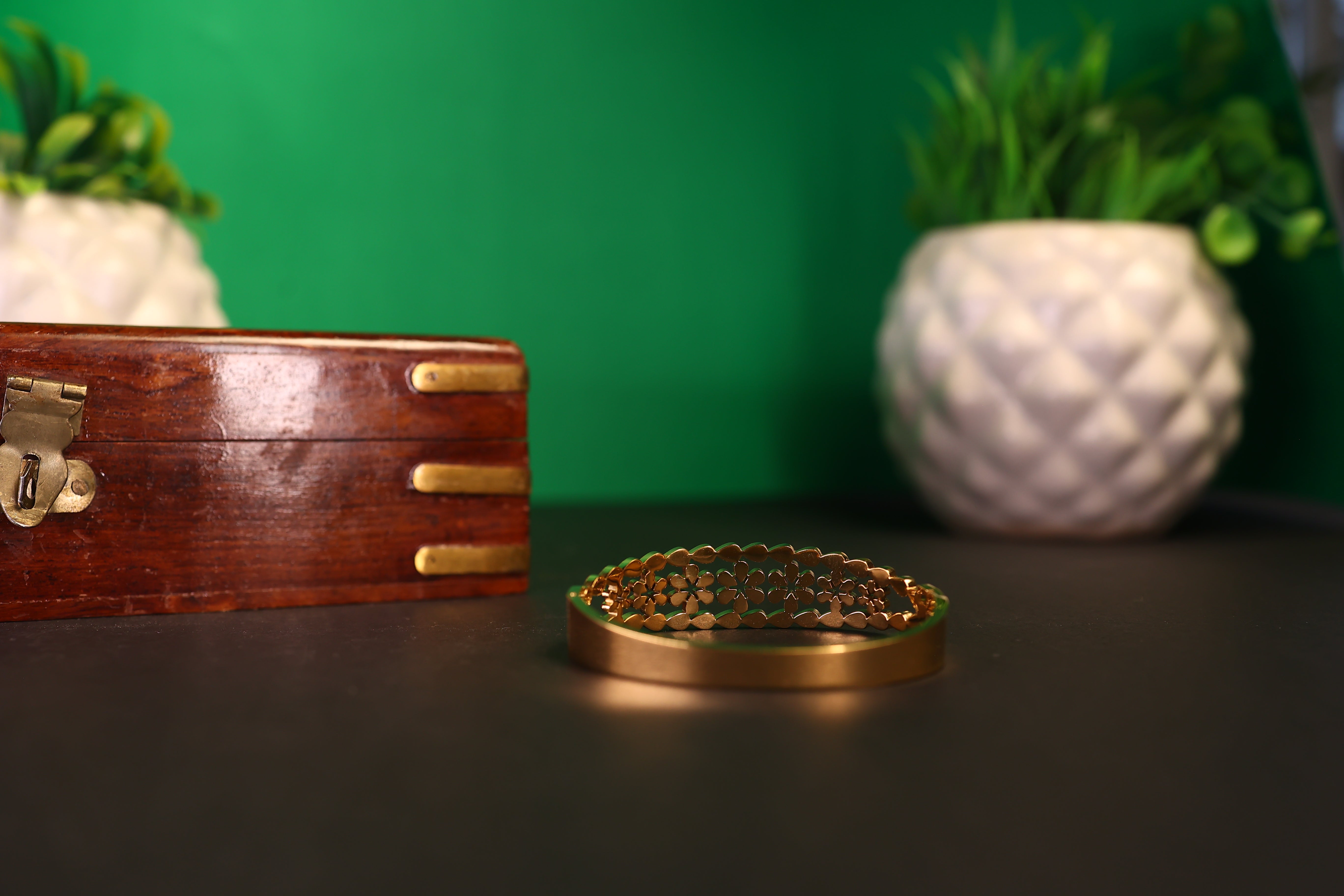 Stainless Steel Bamboo Kada
