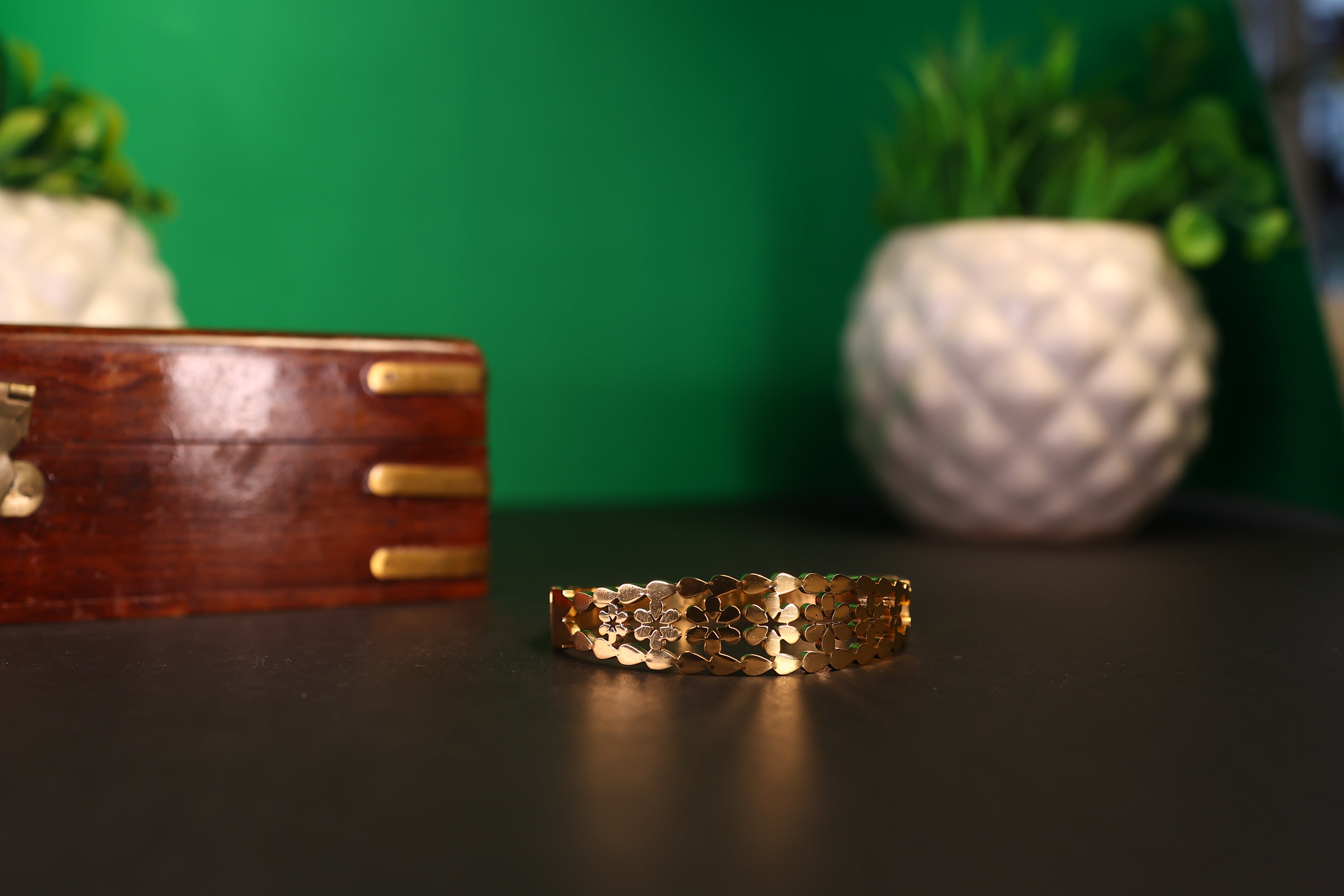 Stainless Steel Bamboo Kada