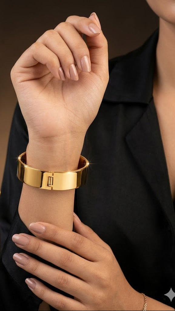 Stainless Steel Bamboo Kada
