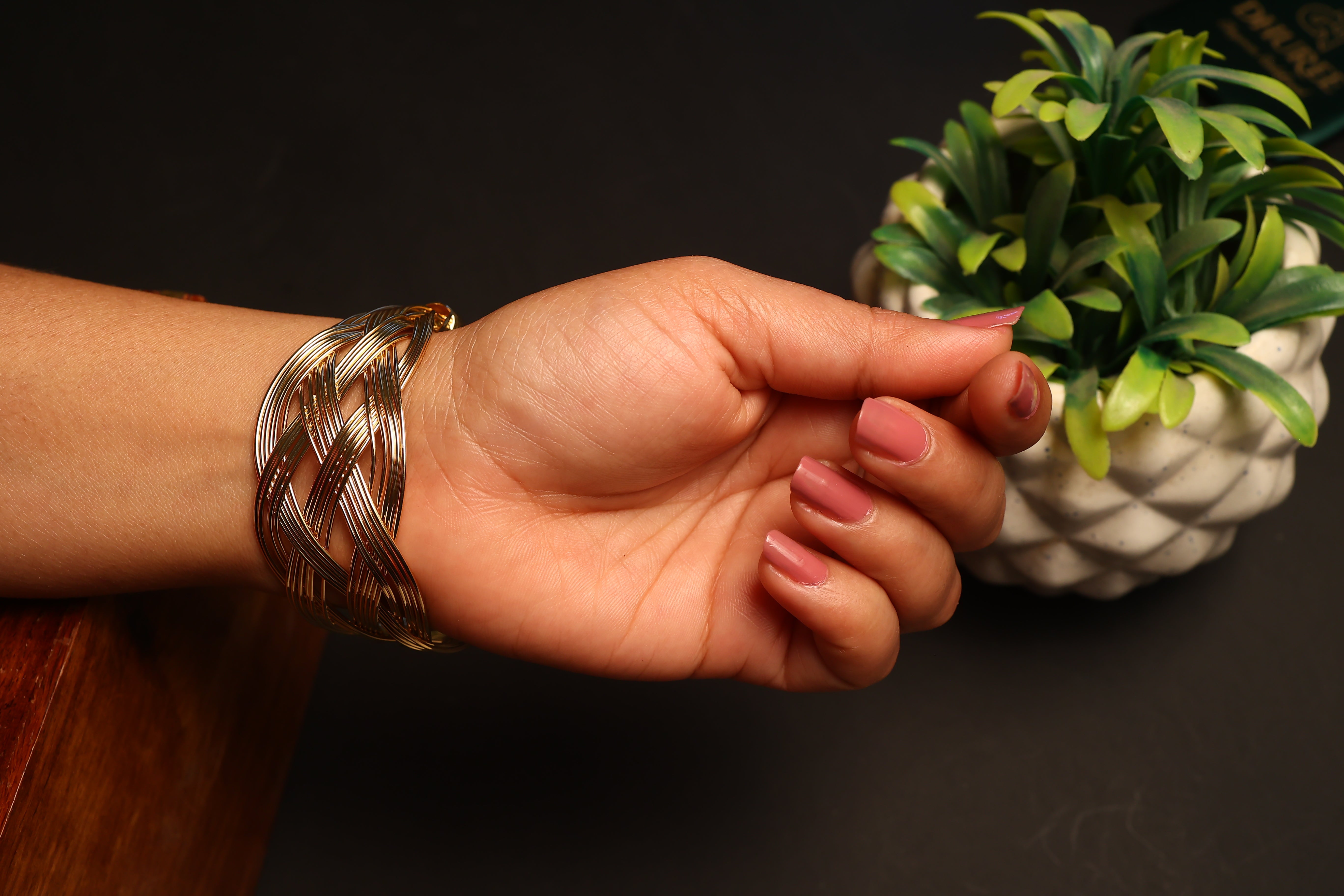 Stainless Steel Bamboo Kada
