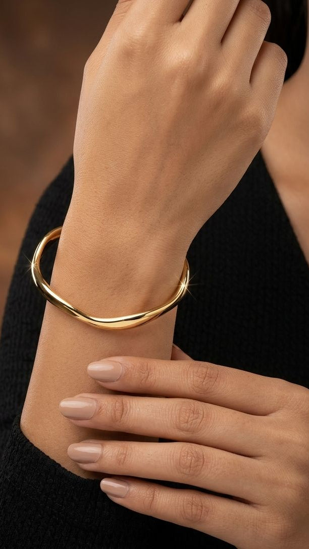 Stainless Steel Bamboo Kada