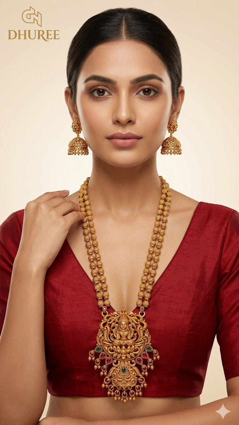 Traditional Antique Ball Lakshmi Haram
