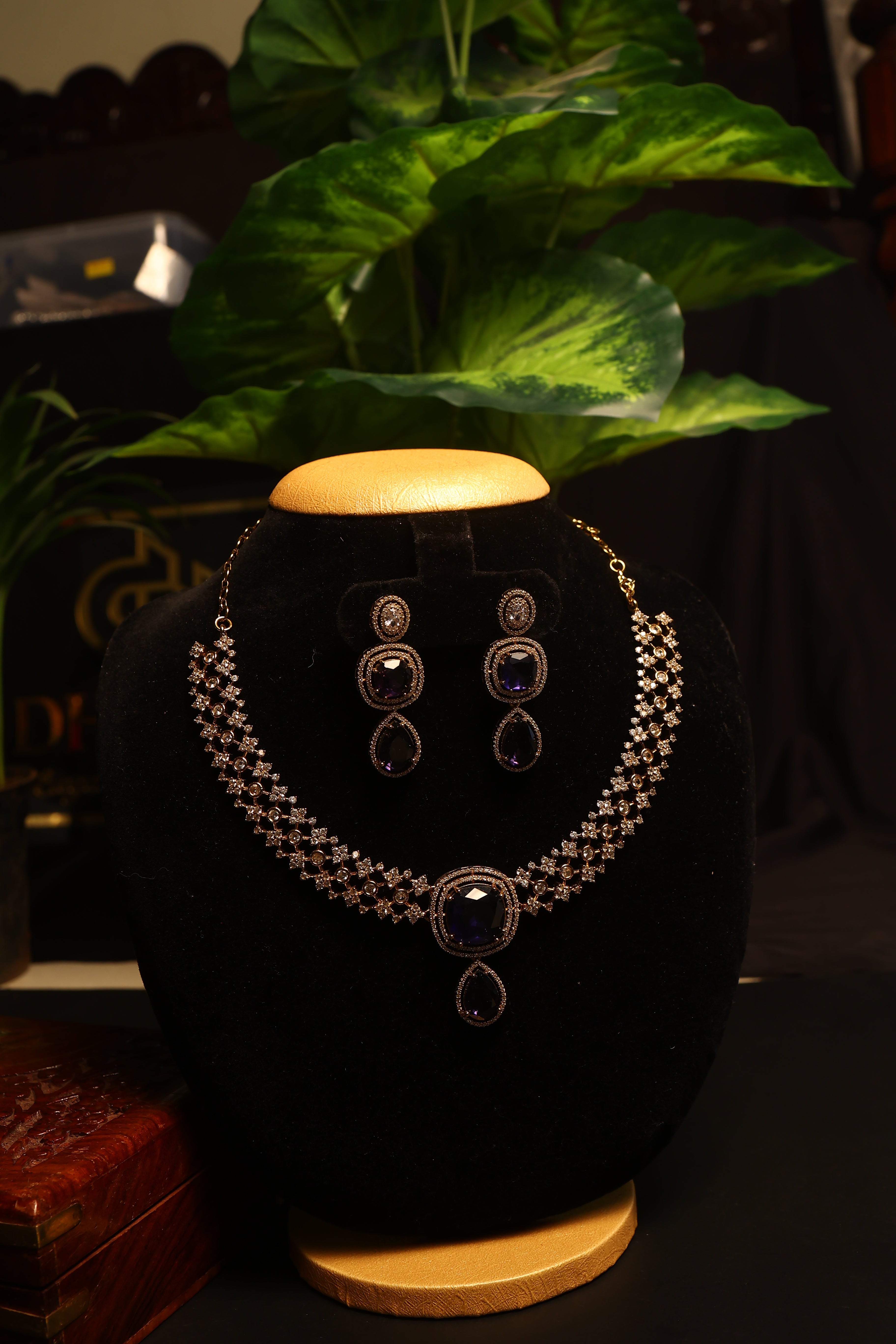 AD Sunshine Necklace with Earrings