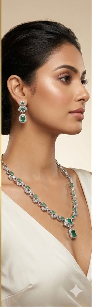 CZ Necklace Set