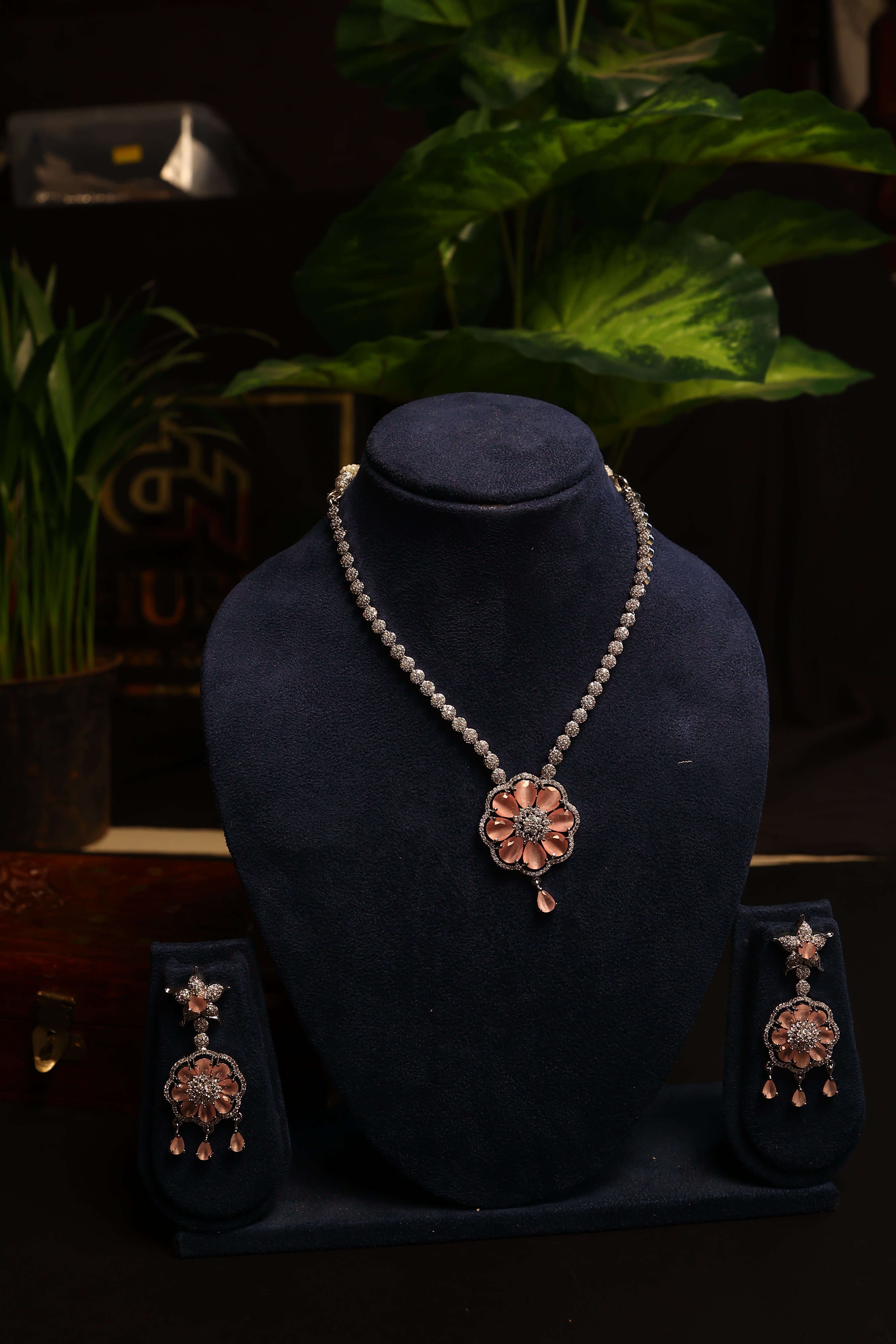 CZ Necklace Set