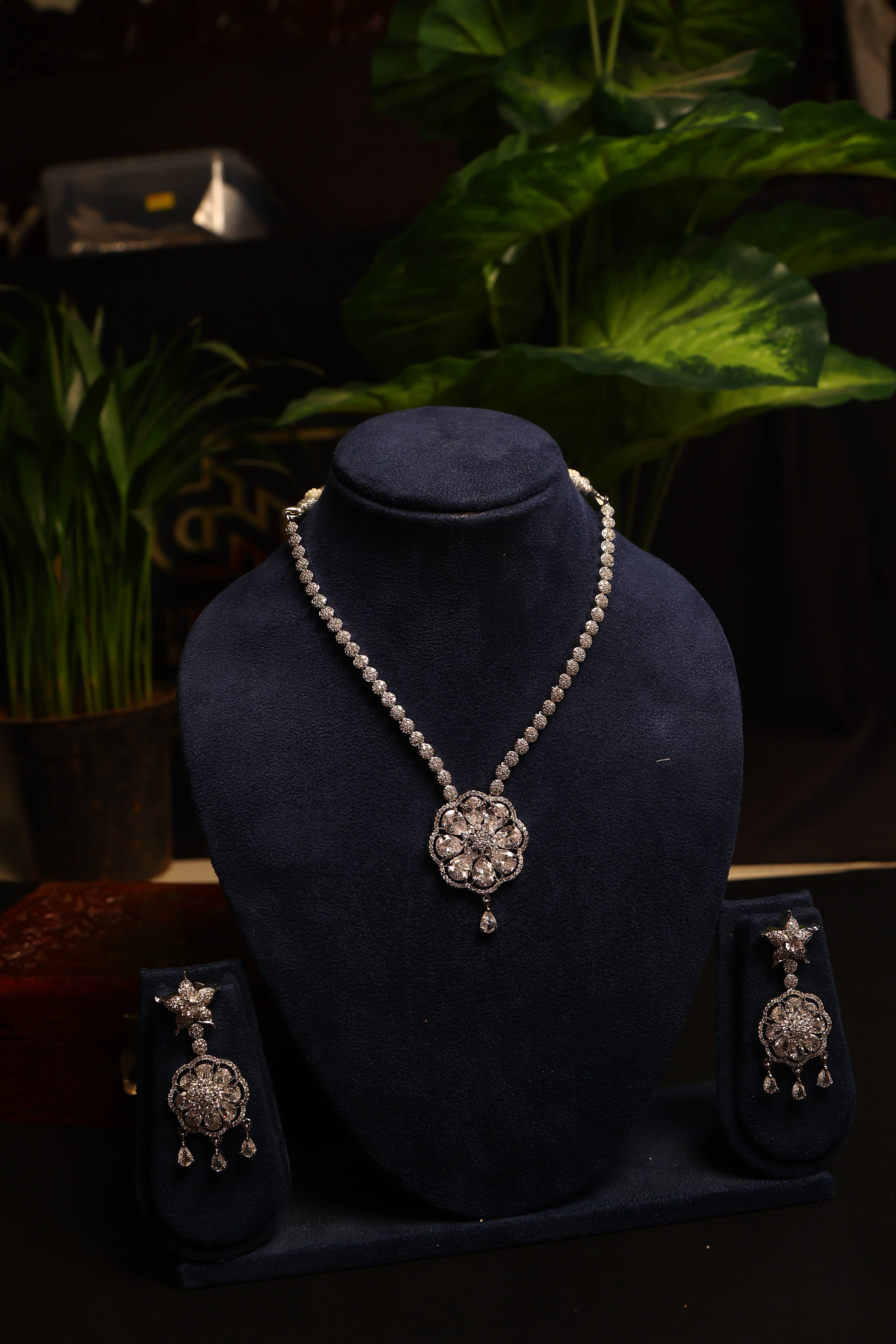 CZ Necklace Set