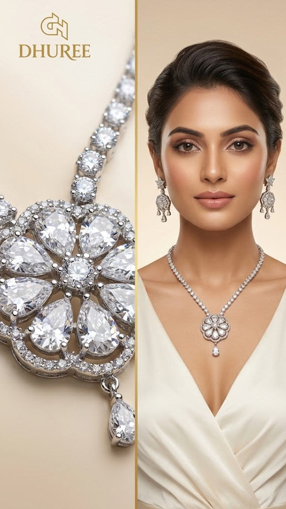 CZ Necklace Set