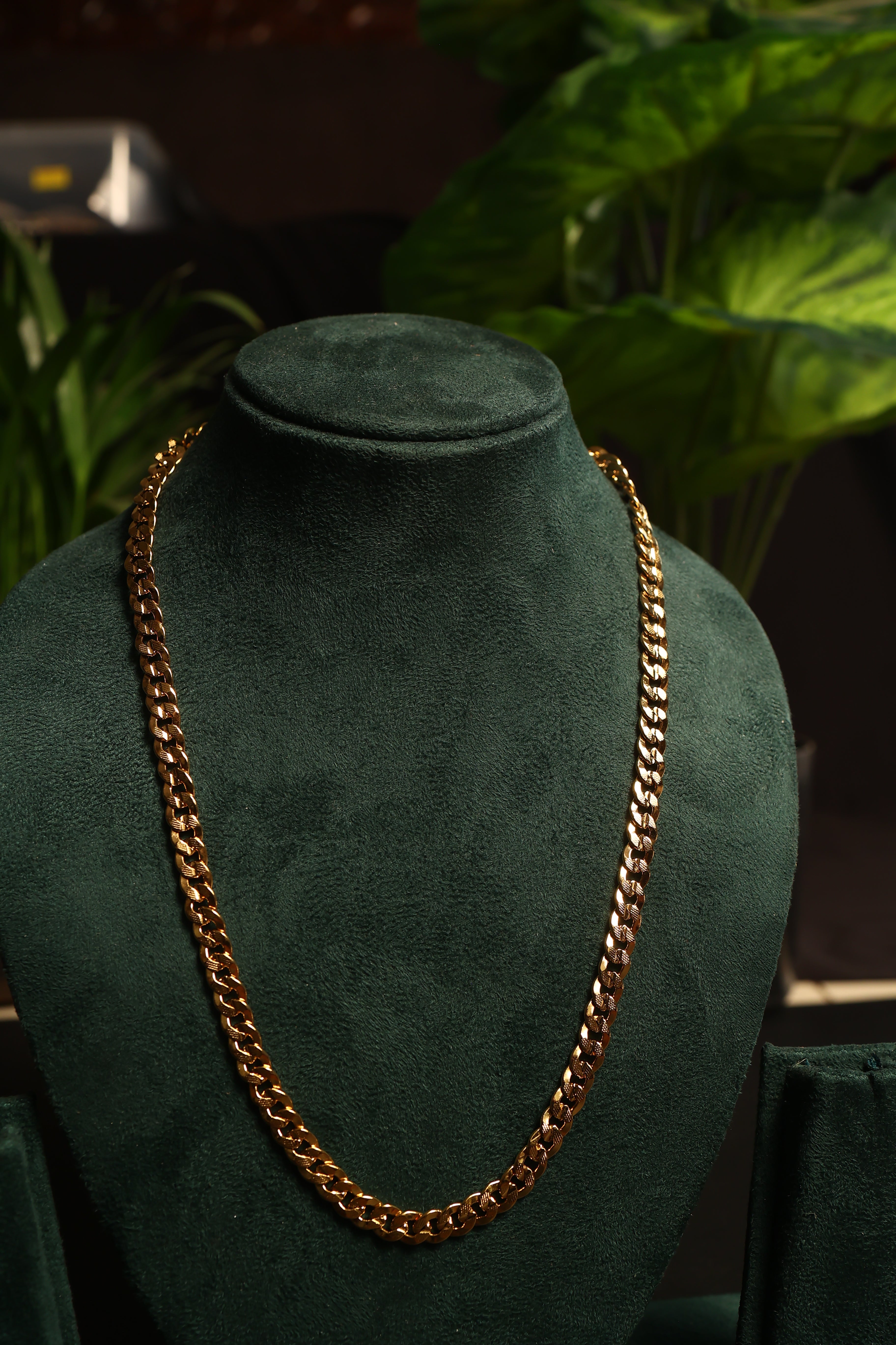 Men Brass Gold-Plated Chain