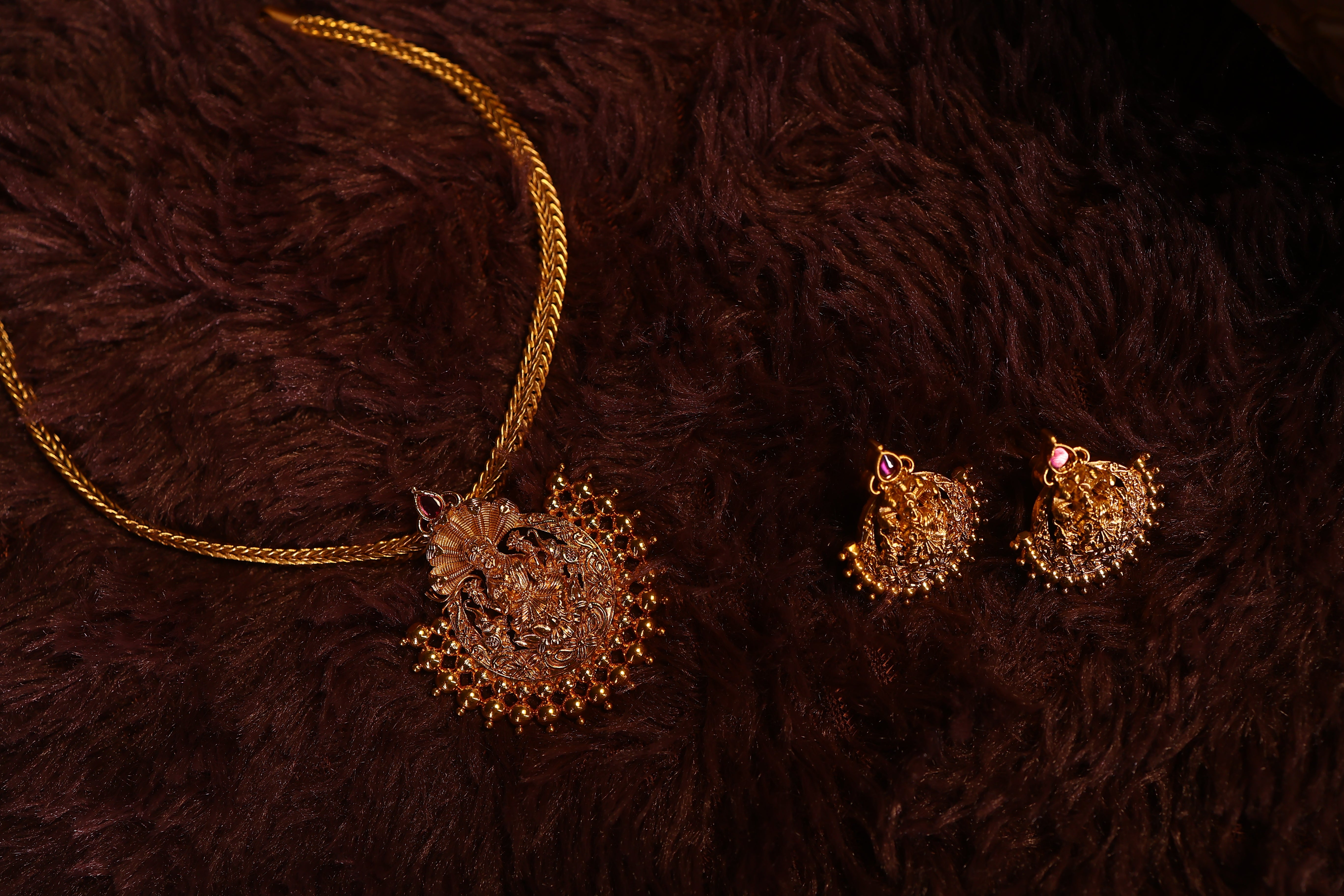Antique Lakshmi Bead Necklase
