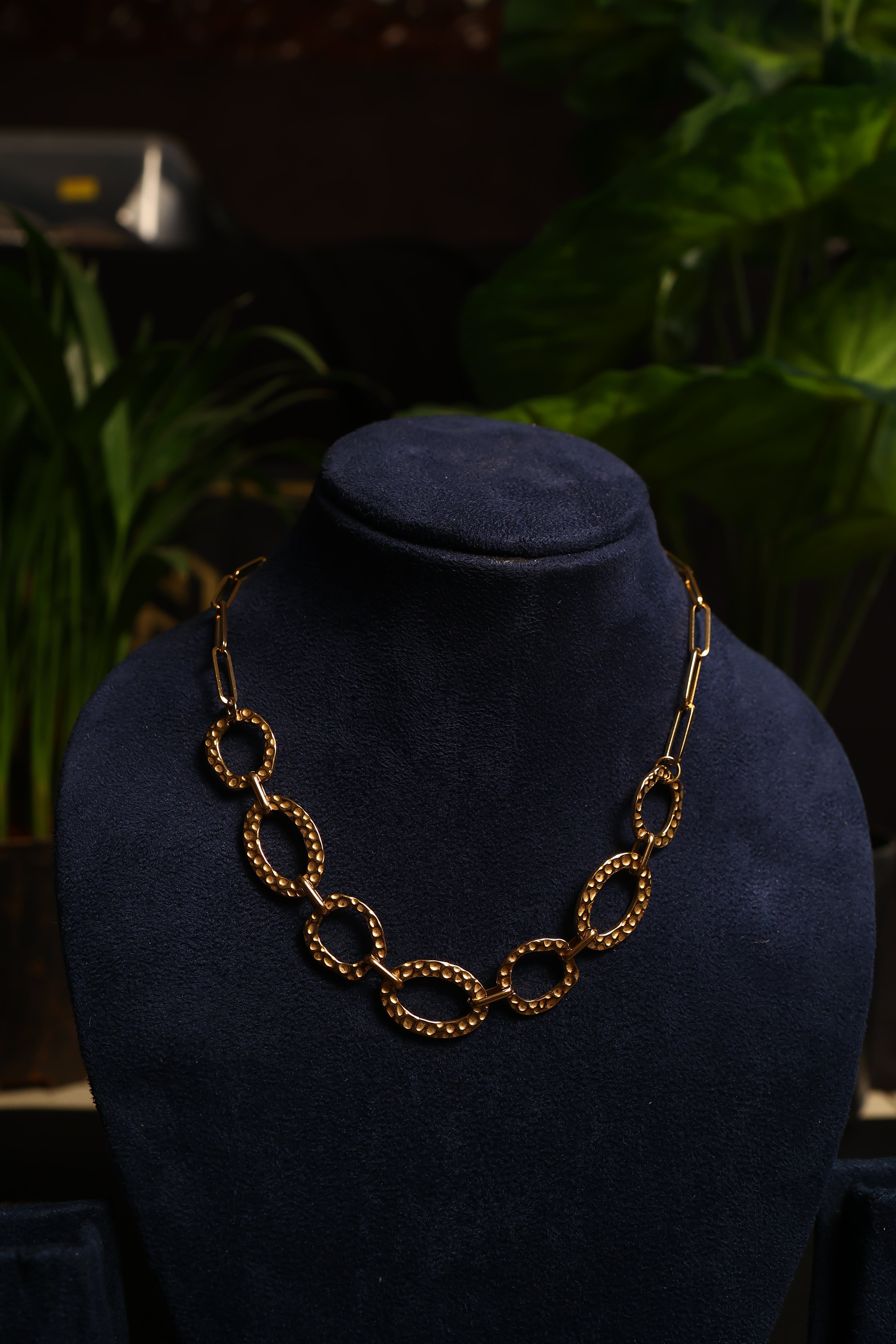 Gold Plated Stainless Steel Pendant Necklace for Women