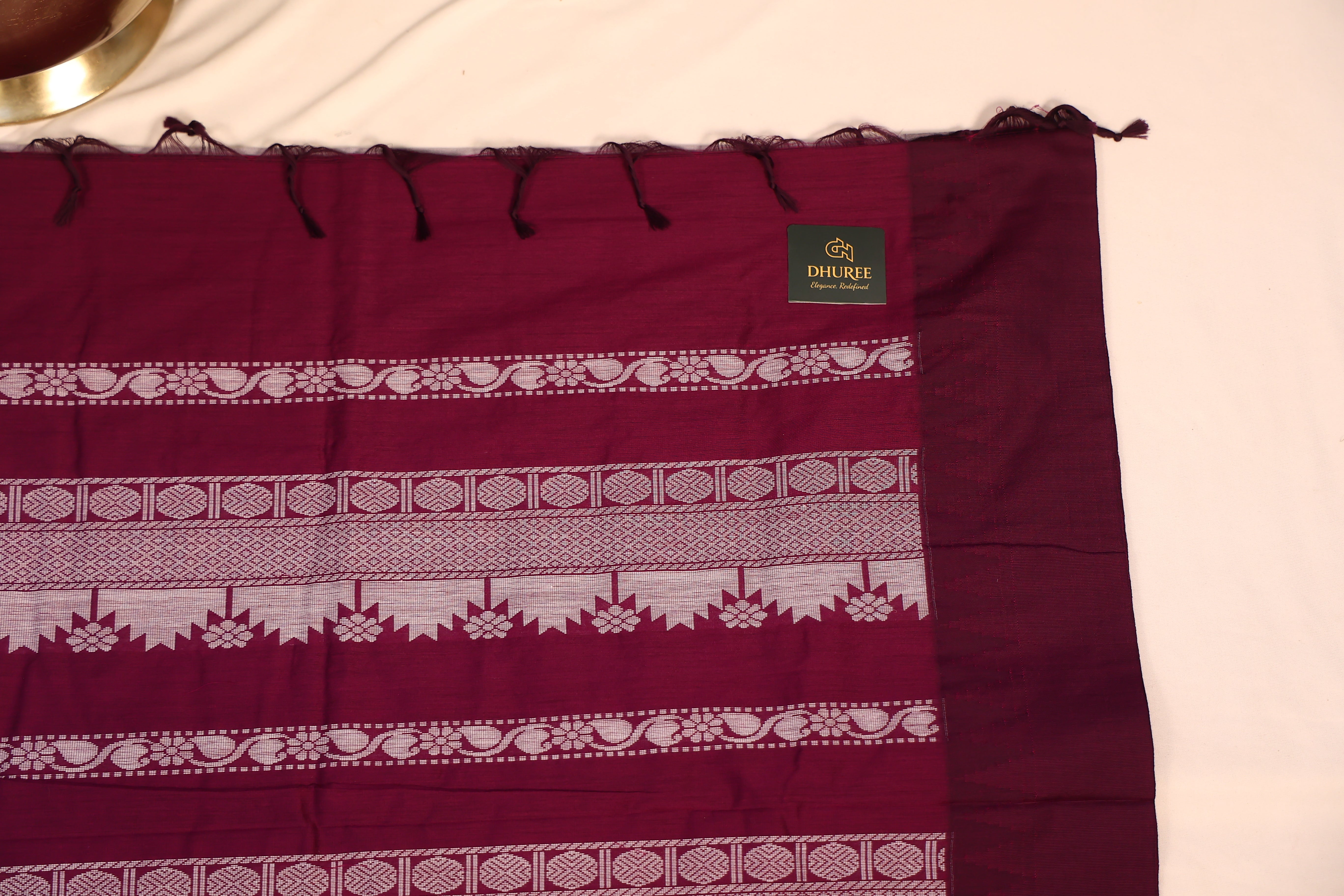 DHUREE Premium Quality Kalyani cotton saree/Lata Gadwal Paithani