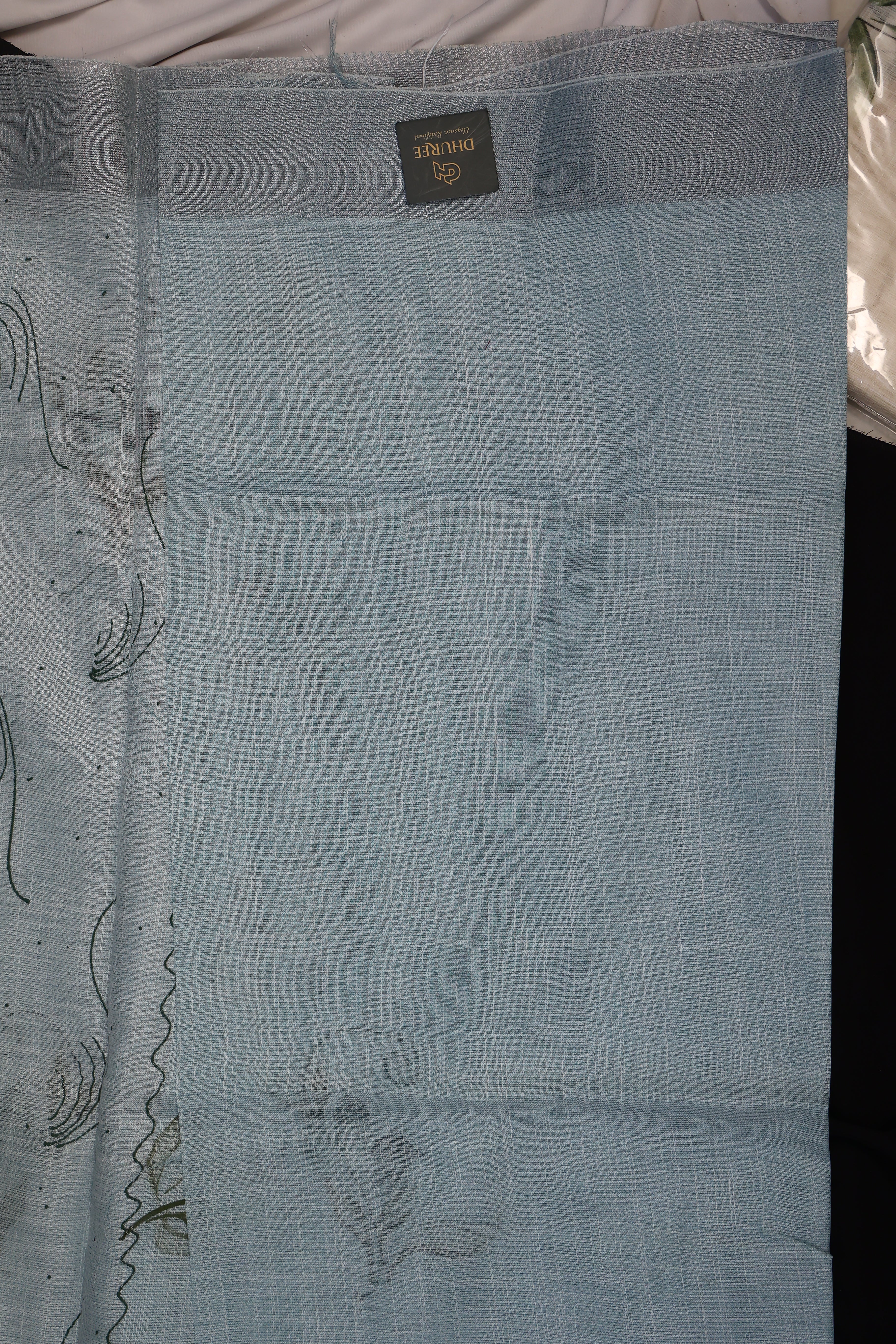 DHUREE COTTON LINEN SAREE.