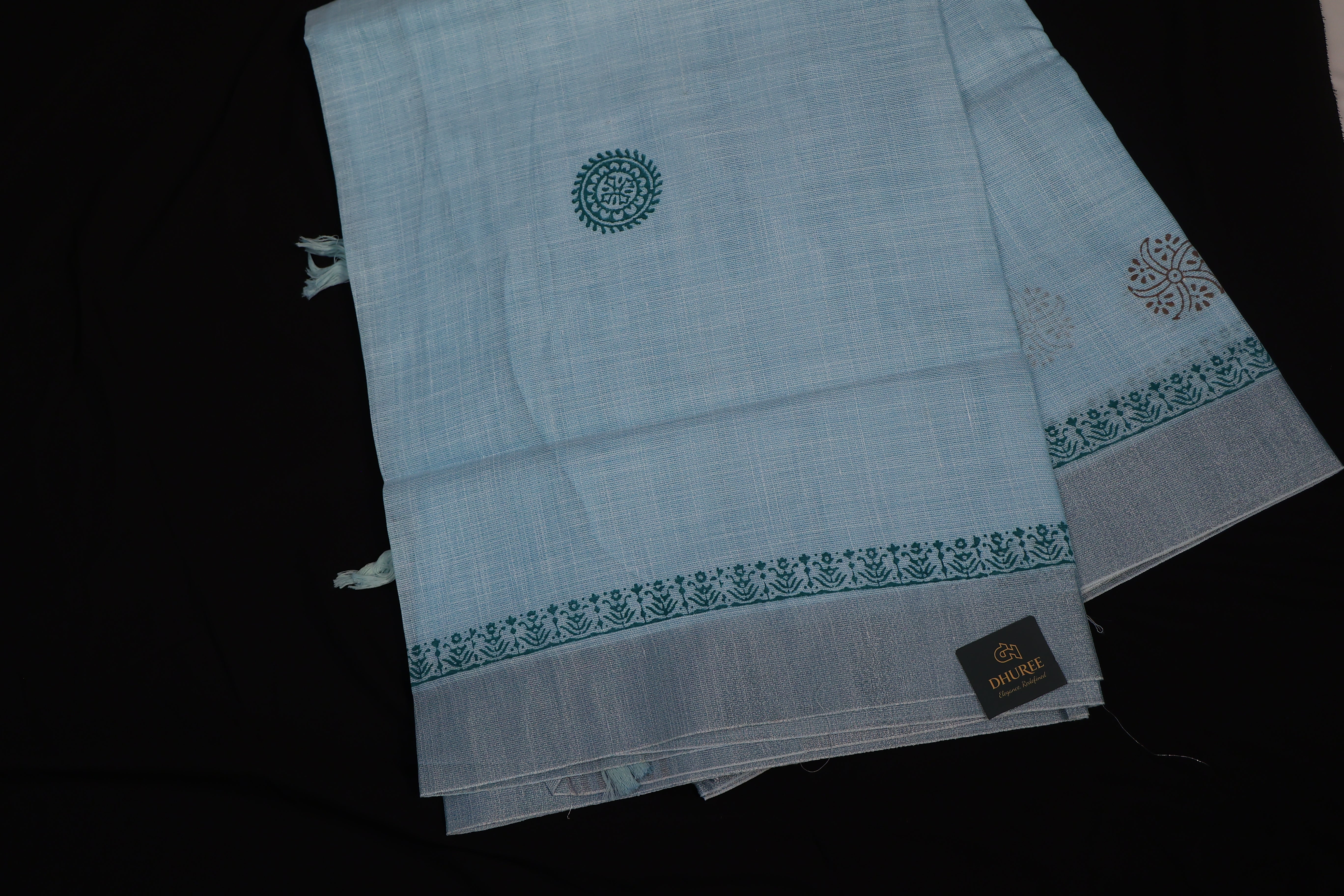 - DHUREE COTTON SILK SAREE.