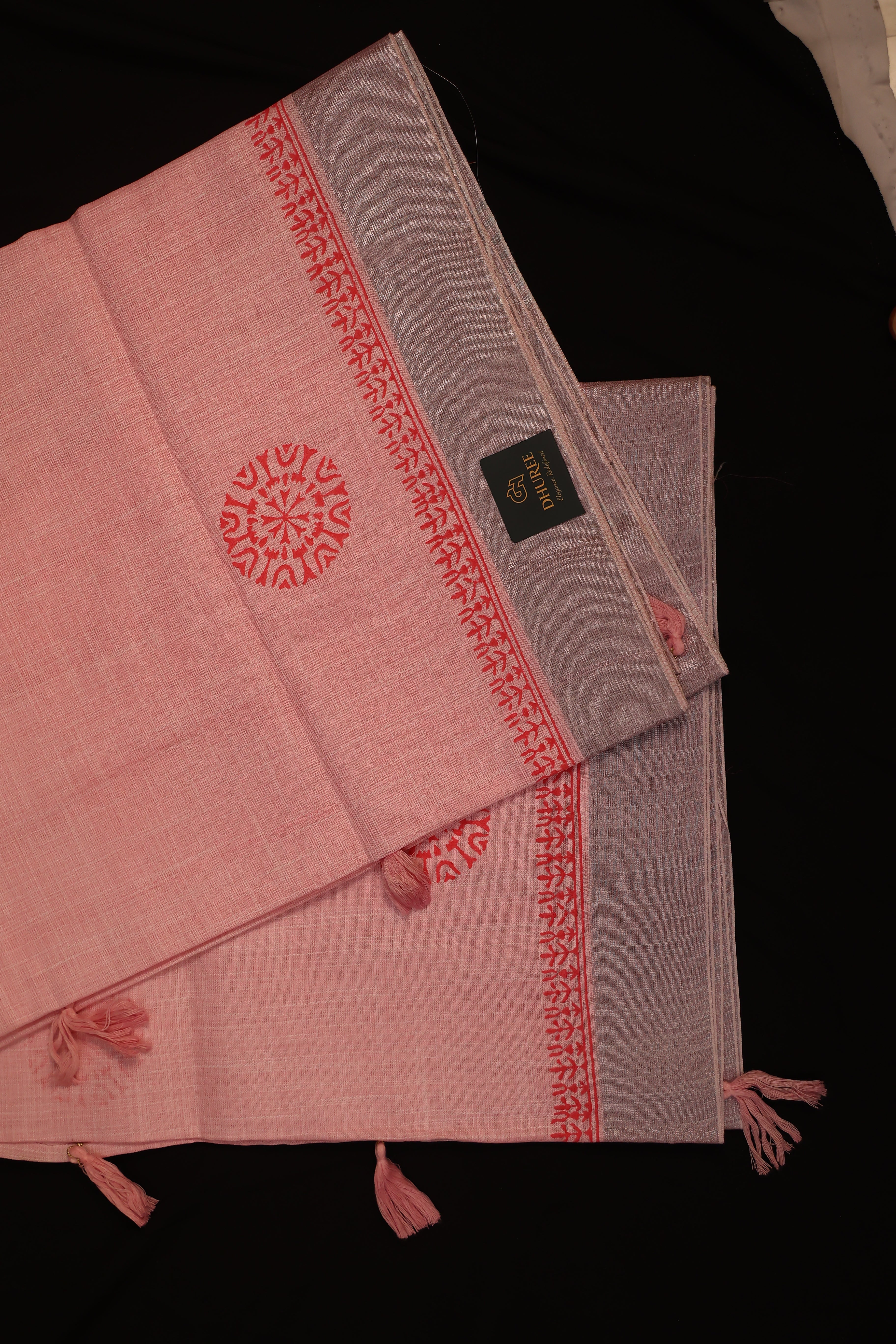 - DHUREE COTTON SILK SAREE.