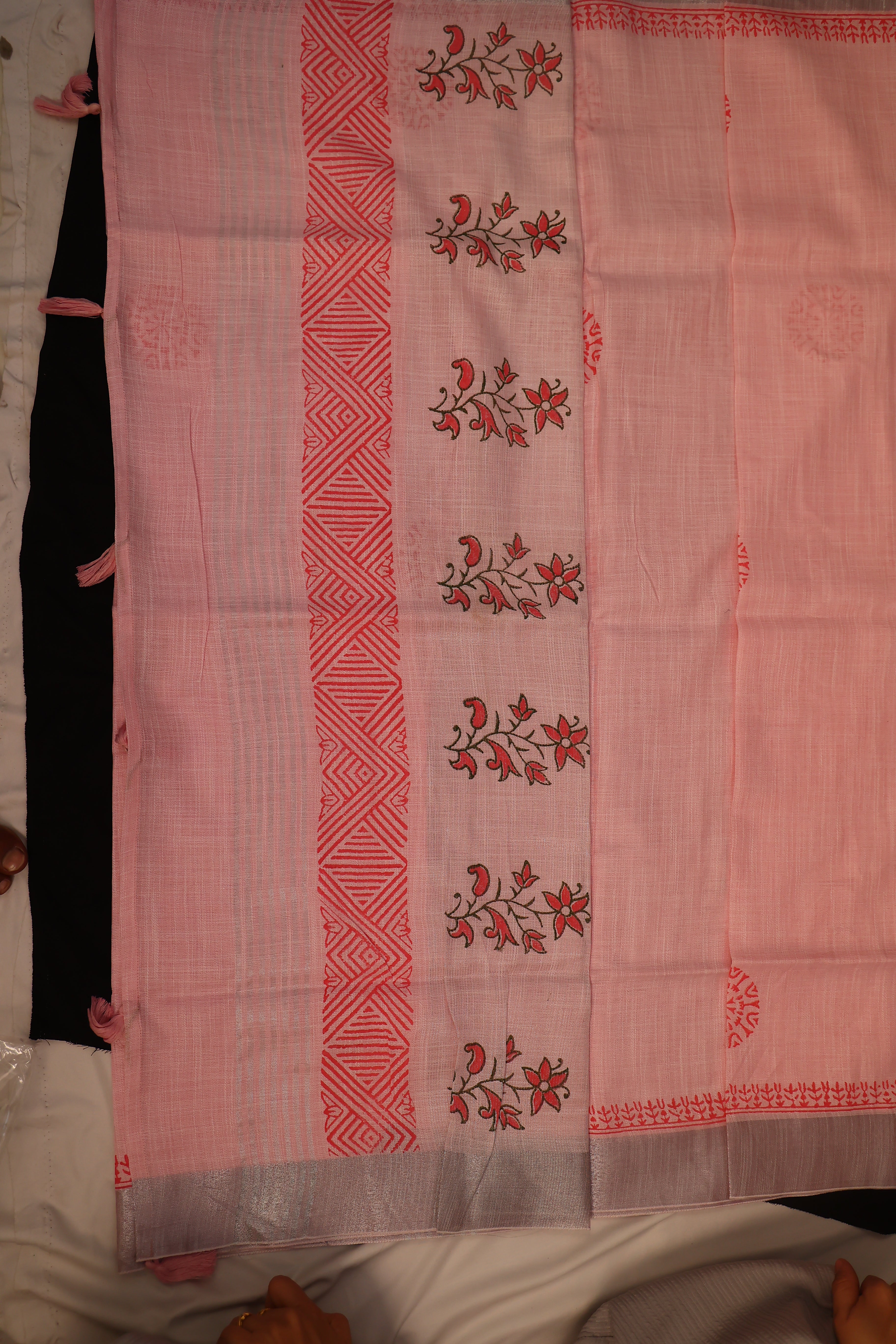- DHUREE COTTON SILK SAREE.