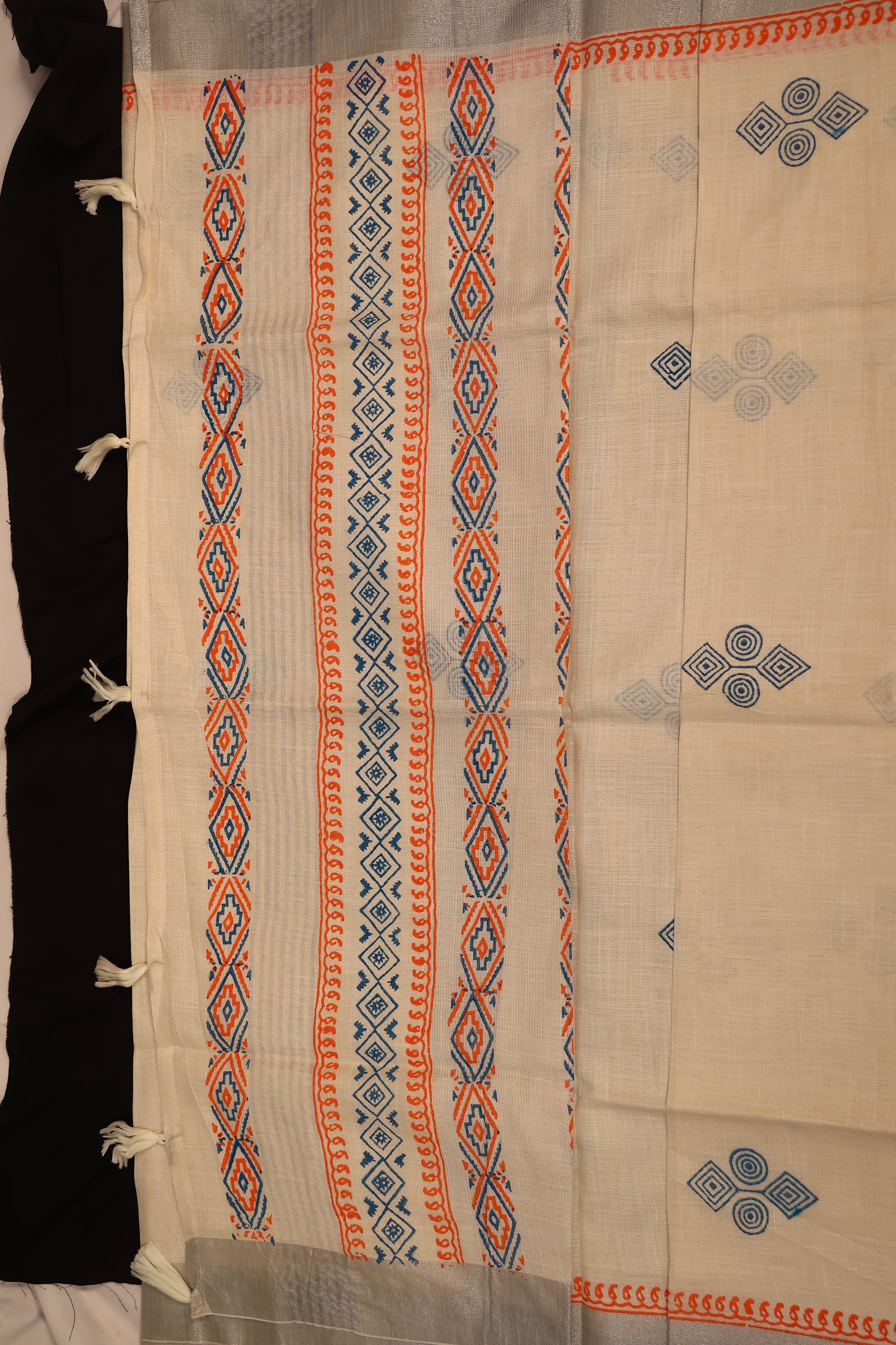 - DHUREE COTTON SILK SAREE.