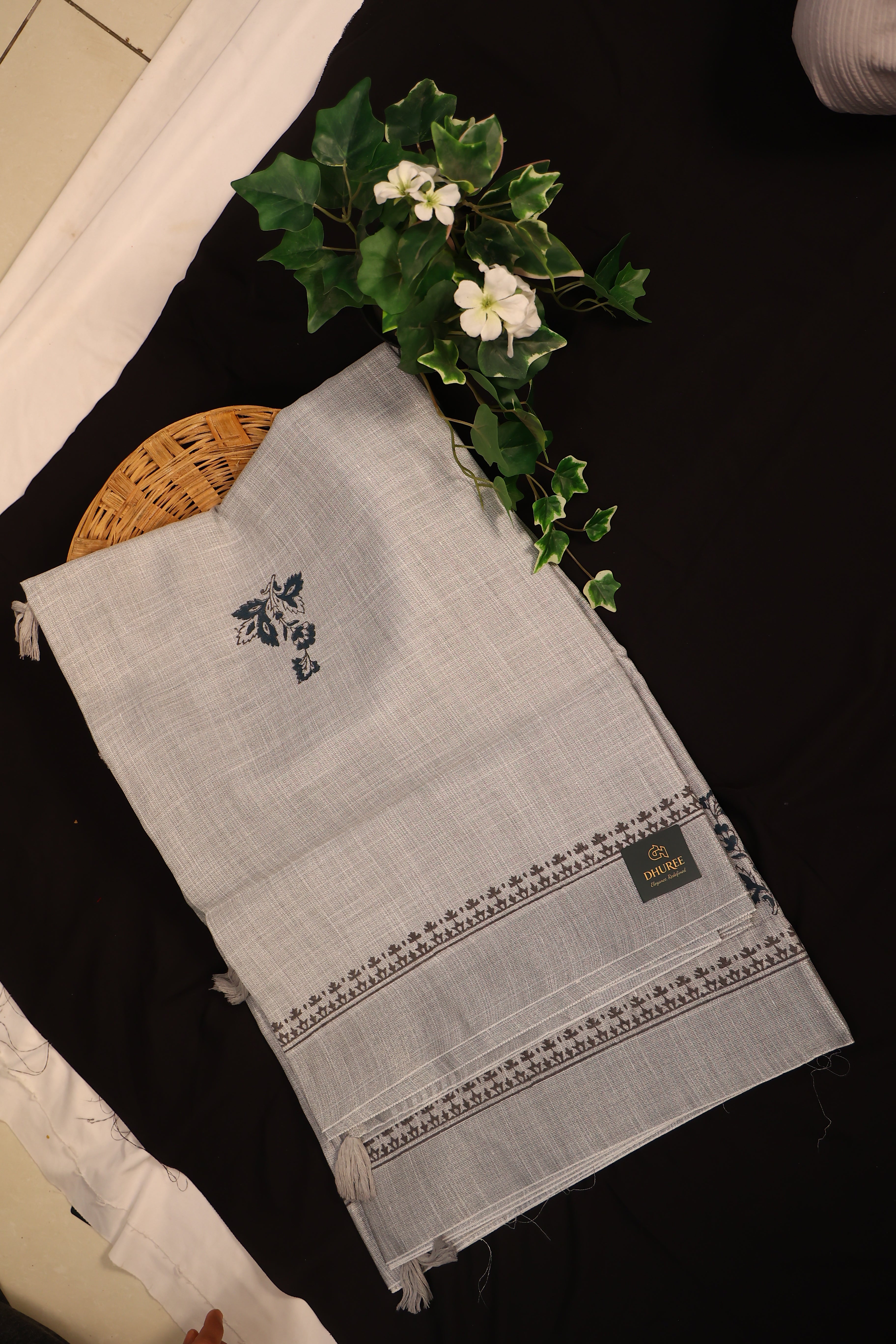 - DHUREE COTTON SILK SAREE.