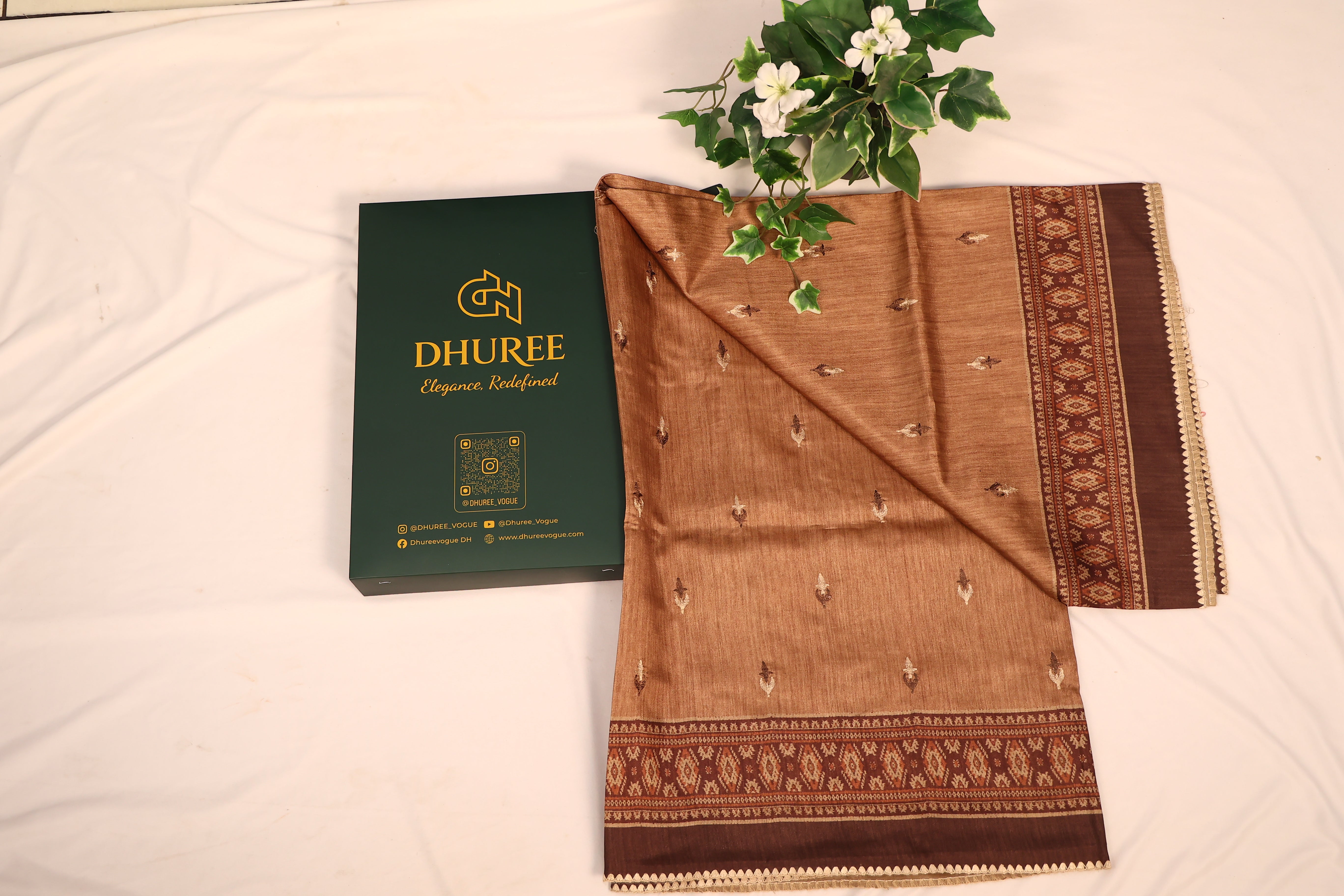 - DHUREE COTTON DOLPHIN SAREE.