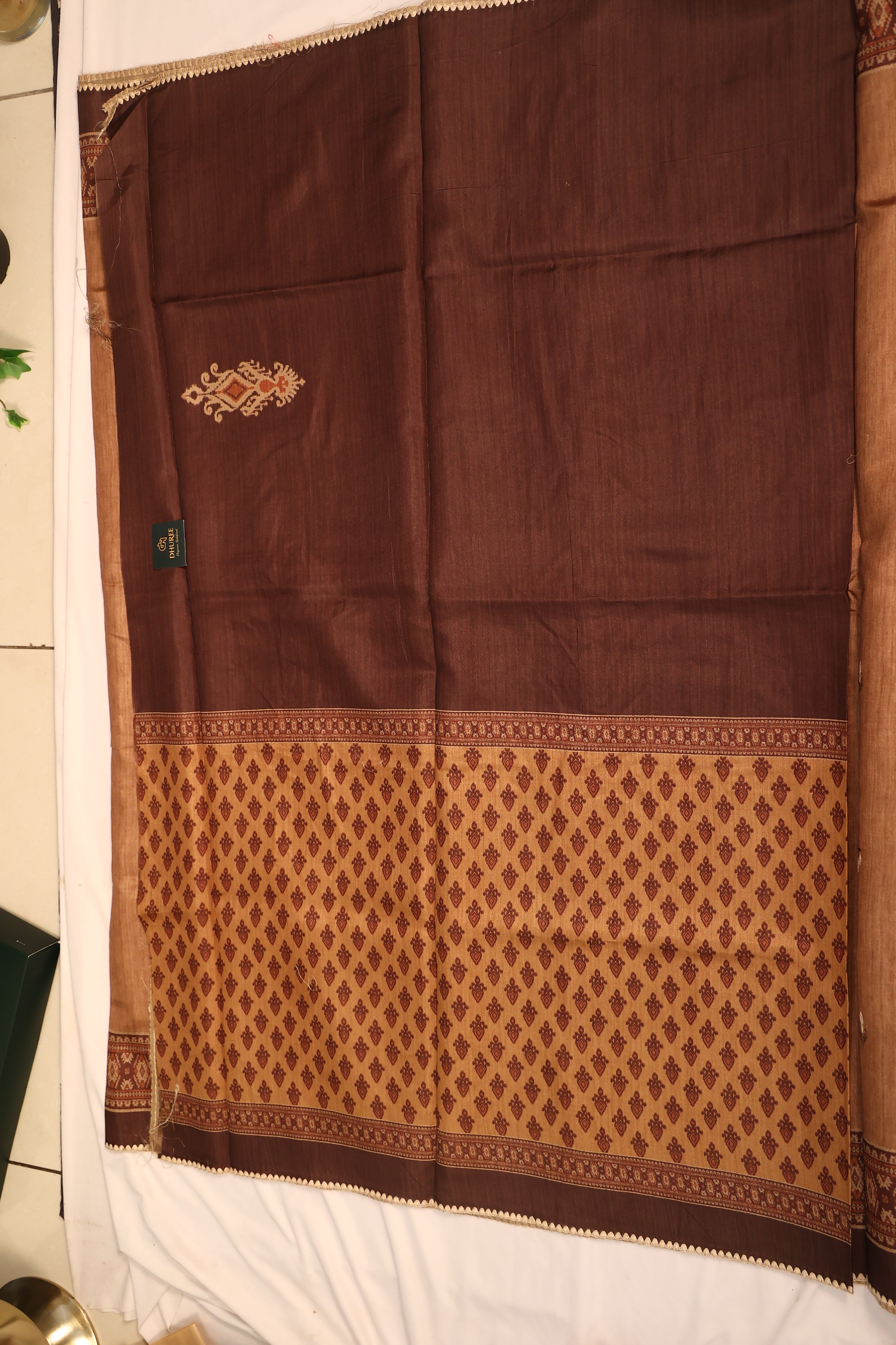 - DHUREE COTTON DOLPHIN SAREE.