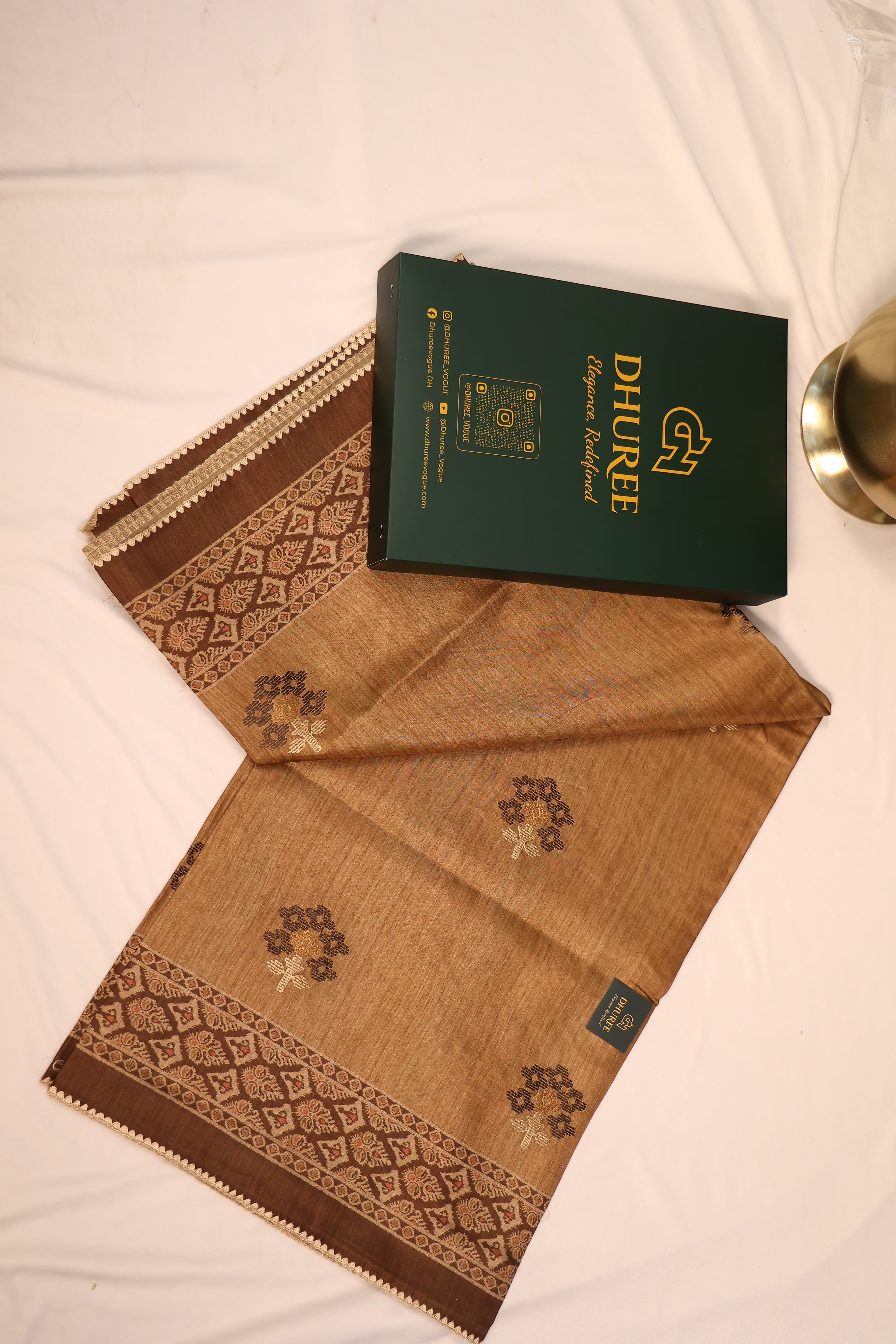 - DHUREE COTTON DOLPHIN SAREE.