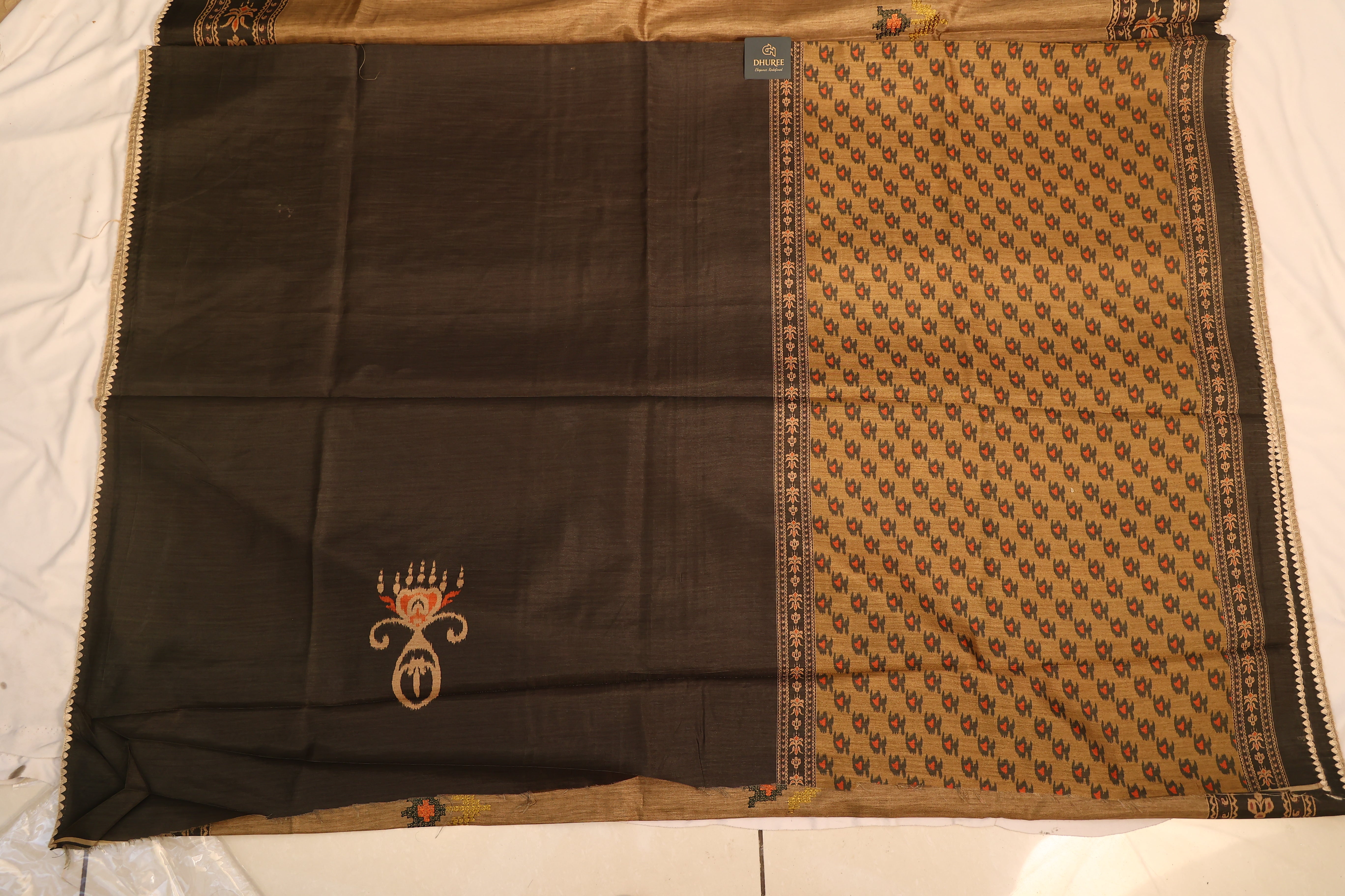 - DHUREE COTTON DOLPHIN SAREE.