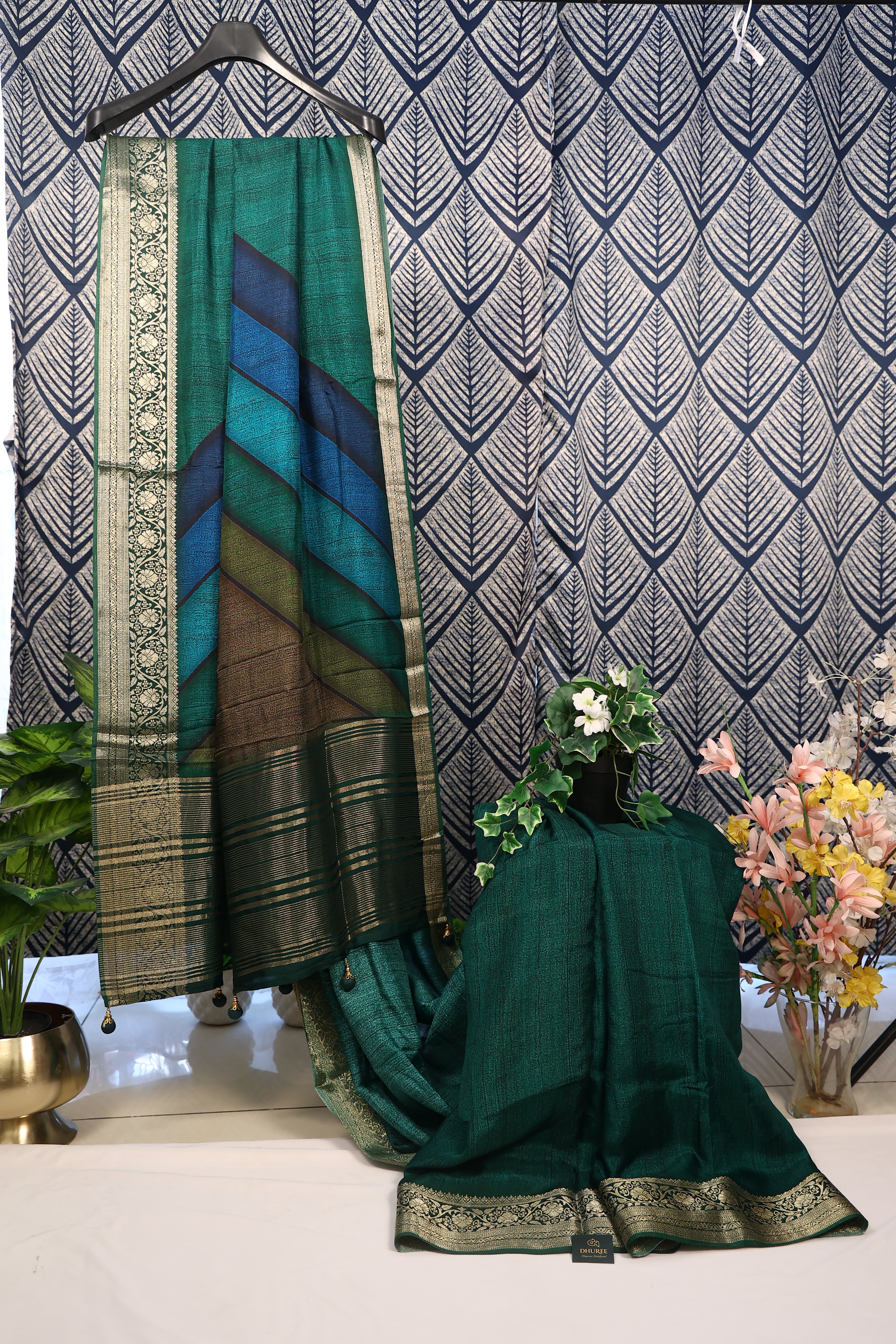 - DHUREE DOLA SILK SAREE.