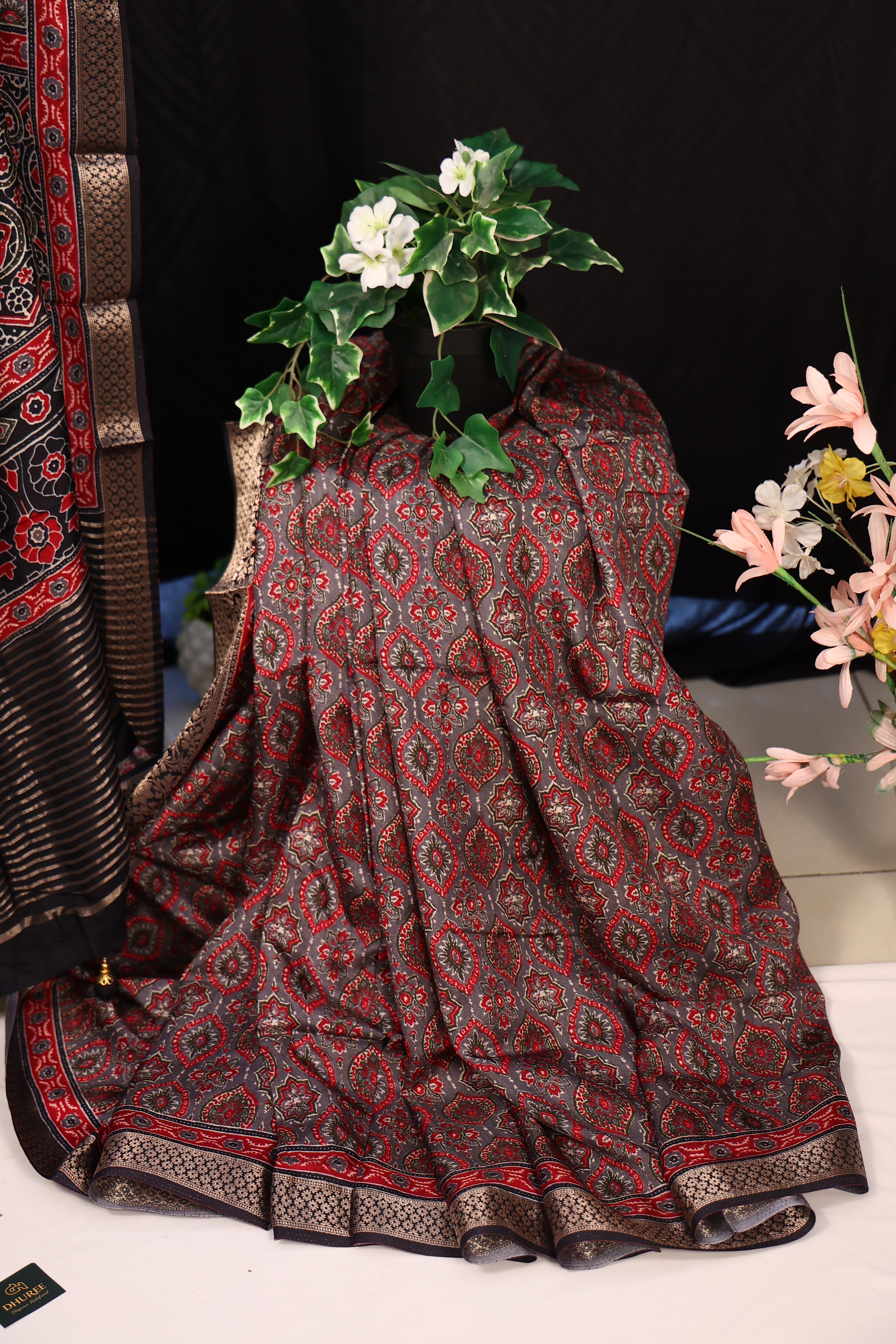 - DHUREE DOLA SILK SAREE.