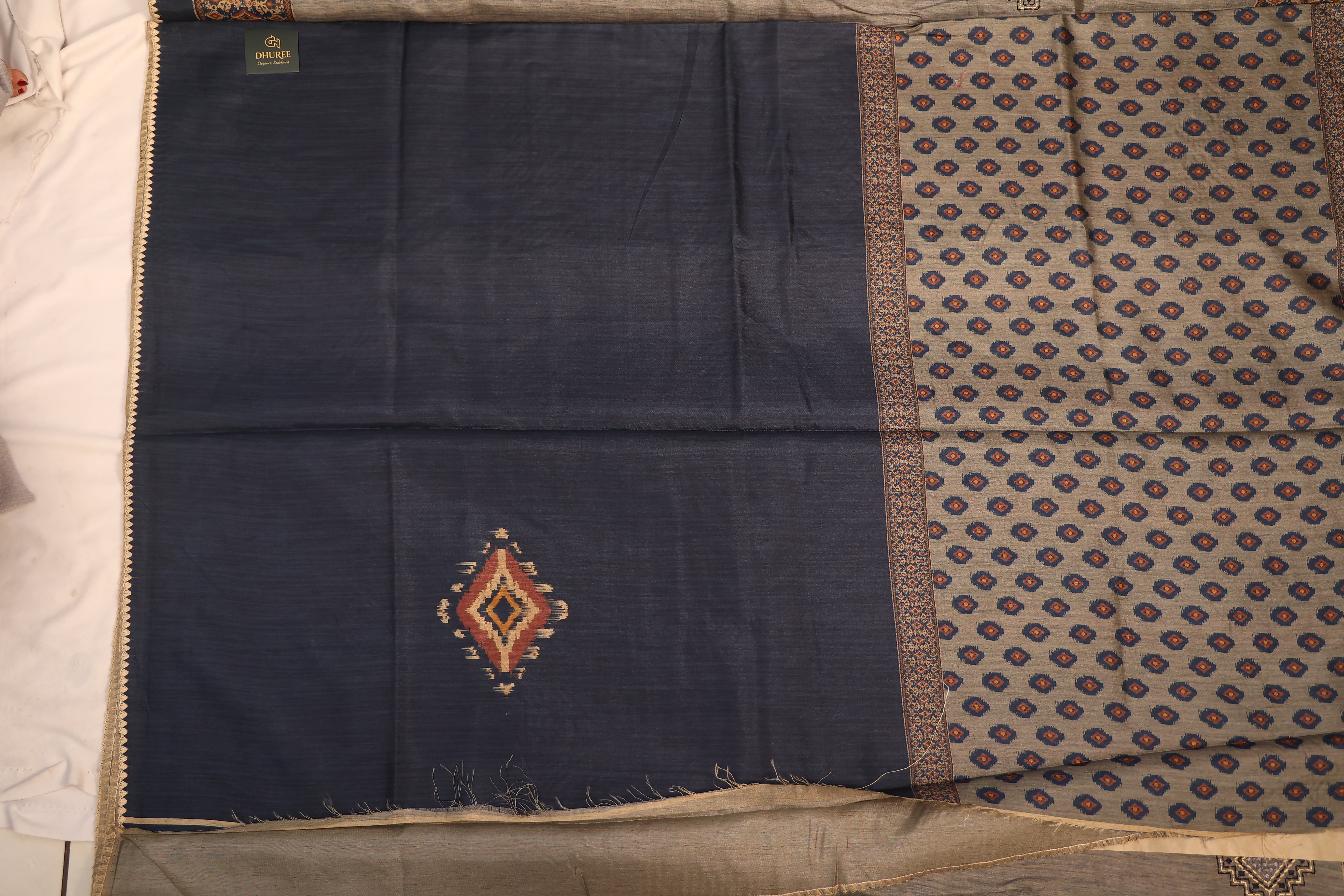 - DHUREE COTTON DOLPHIN SAREE.