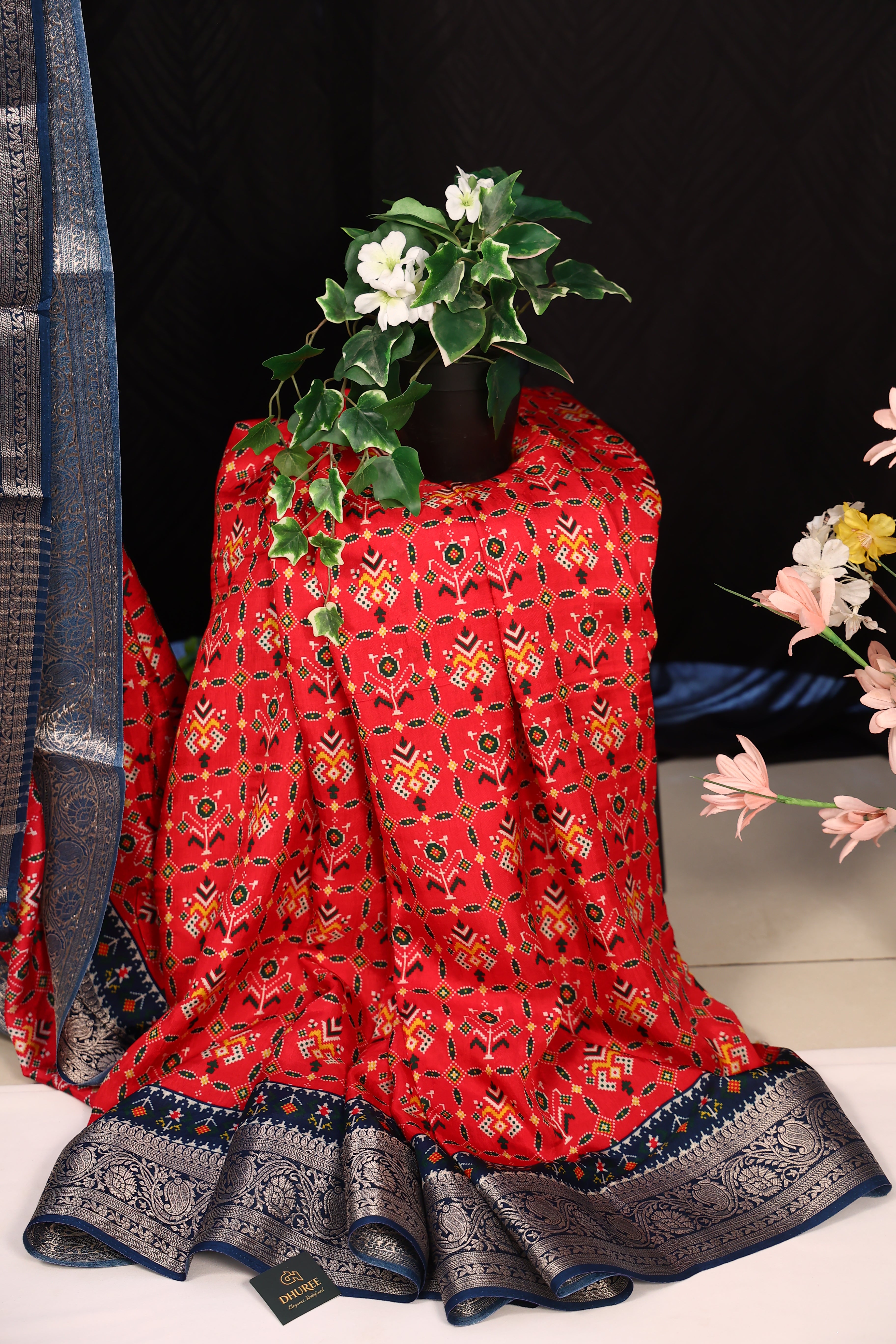 - DHUREE DOLA SILK SAREE.