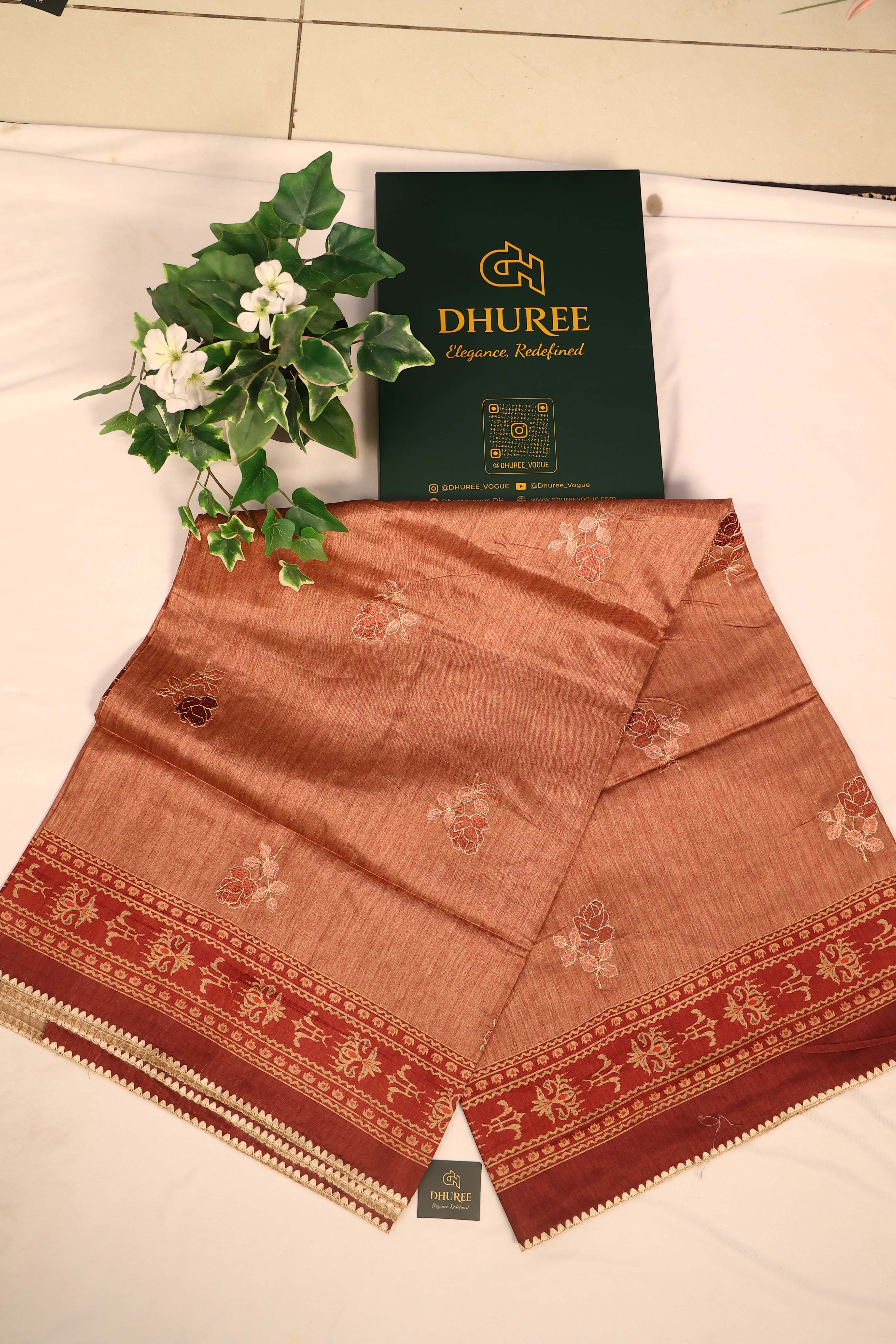 - DHUREE COTTON DOLPHIN SAREE.