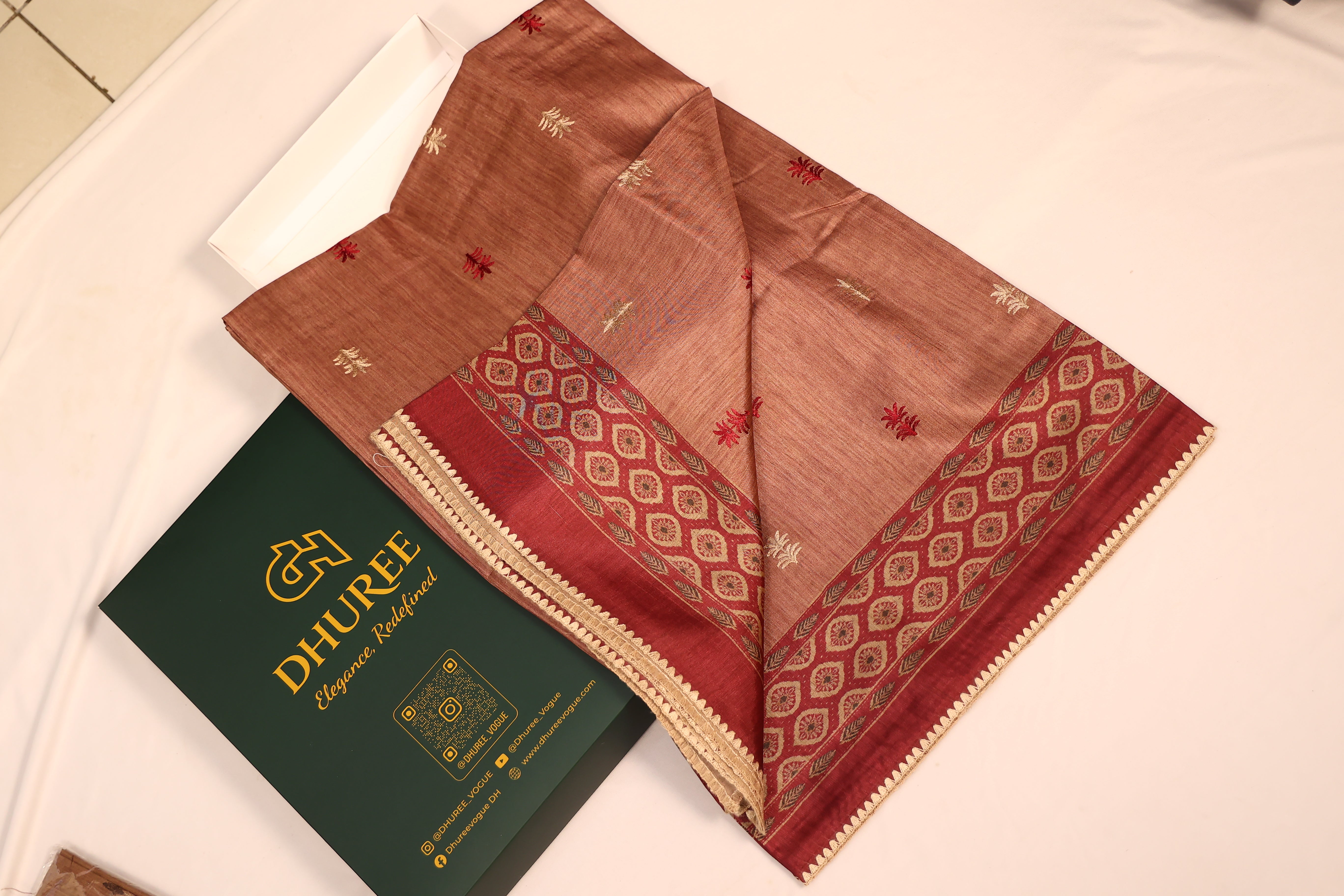 - DHUREE COTTON DOLPHIN SAREE.
