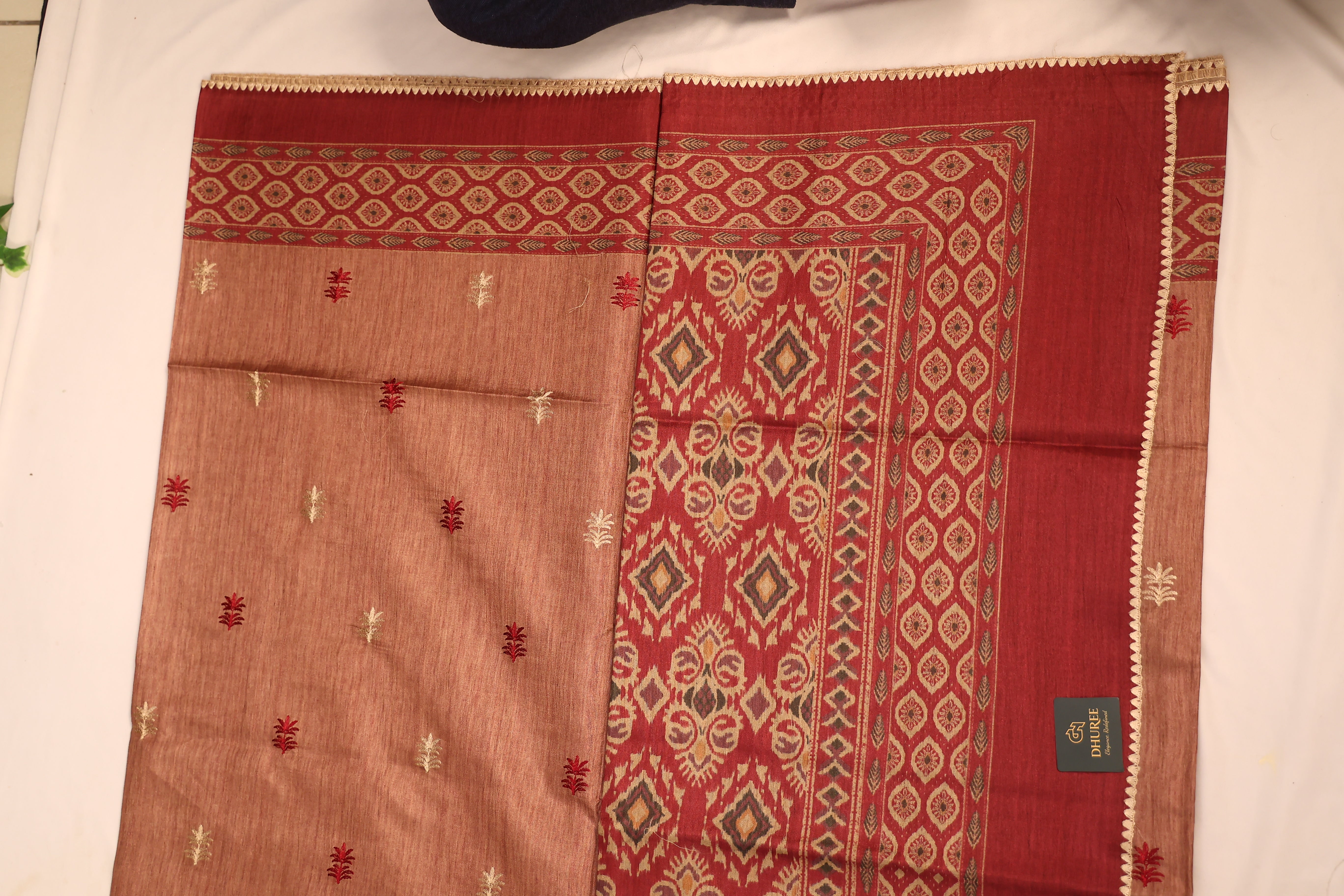 - DHUREE COTTON DOLPHIN SAREE.