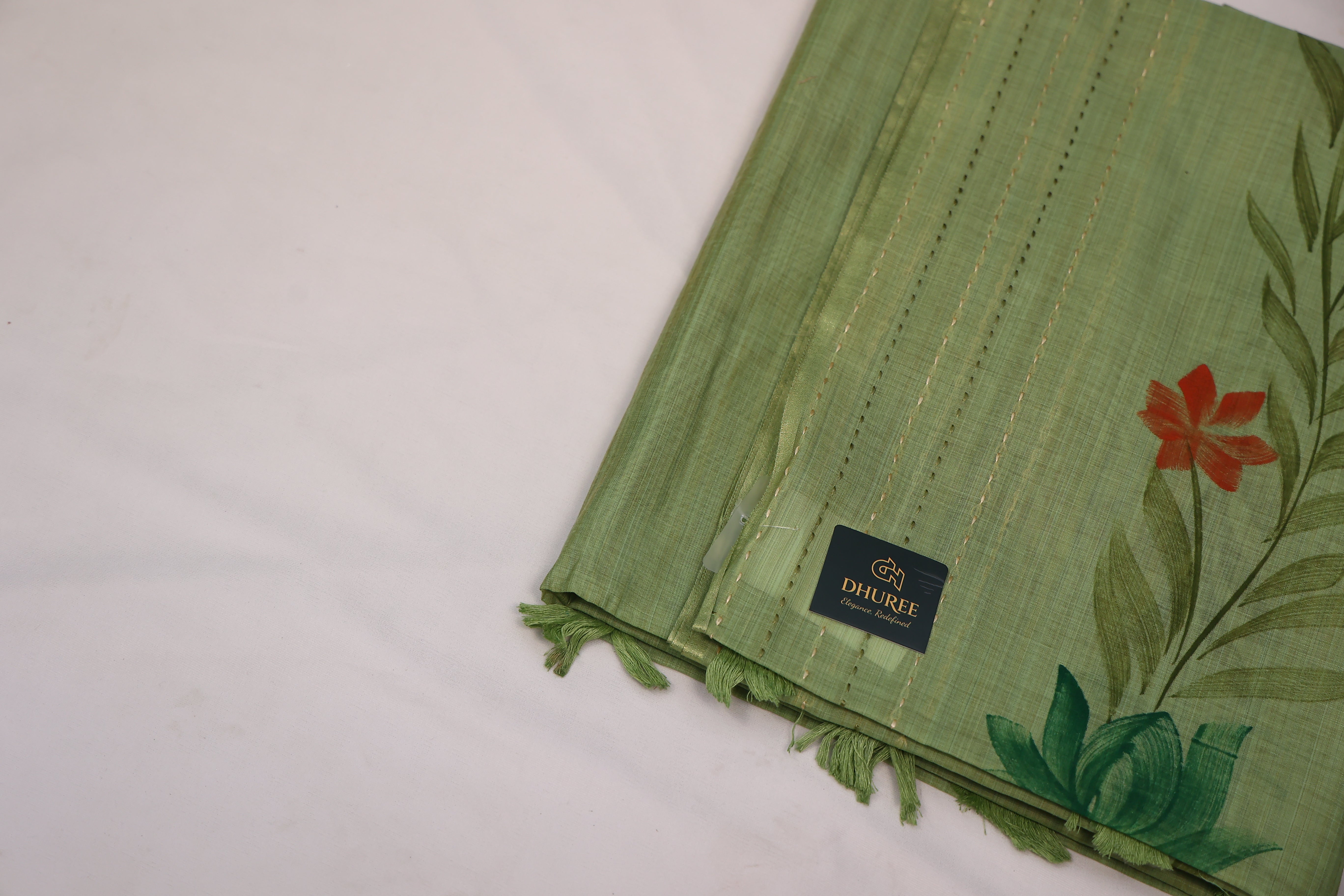 - DHUREE BLENDED SILK SAREE.