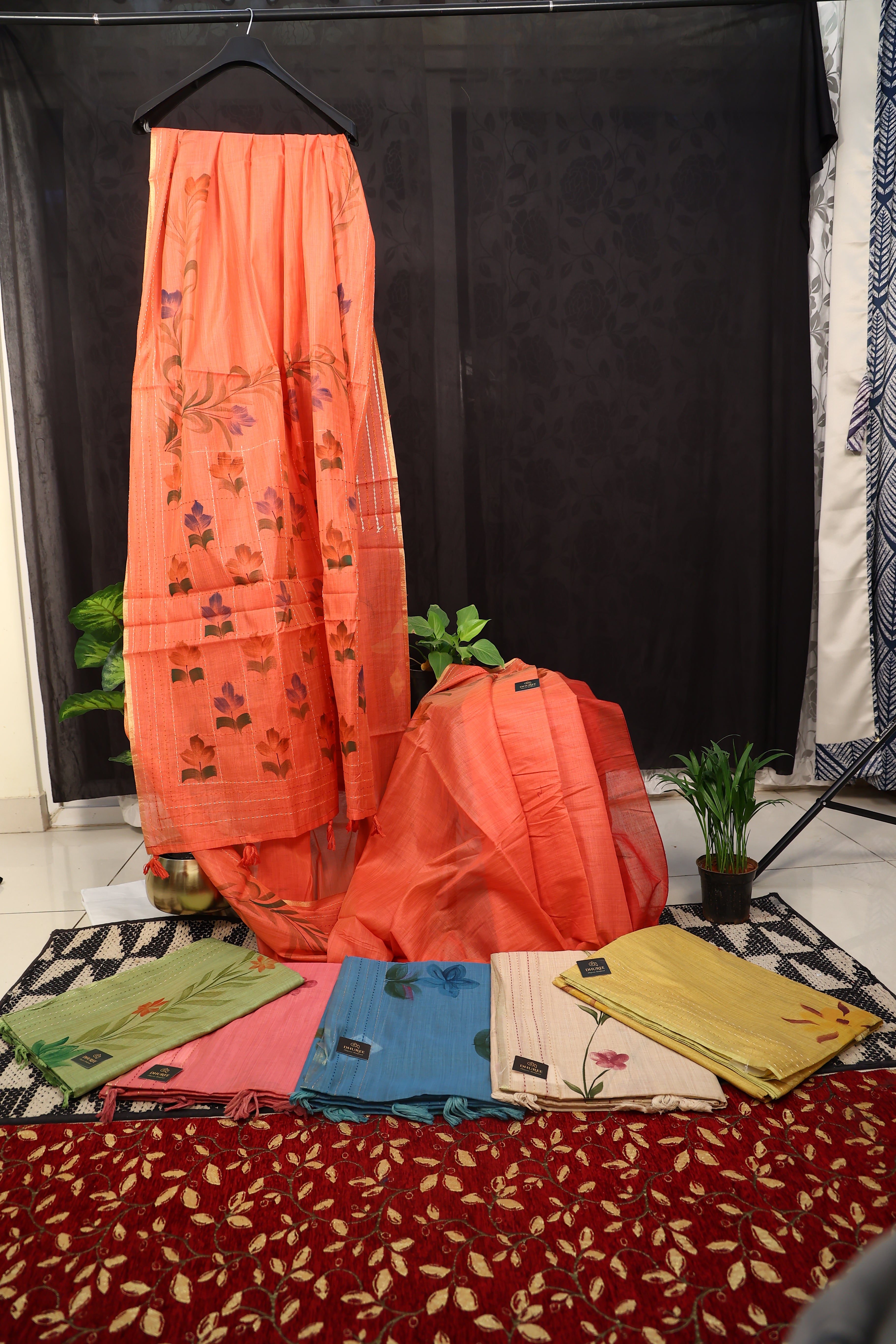 DHUREE BLENDED SILK SAREE.