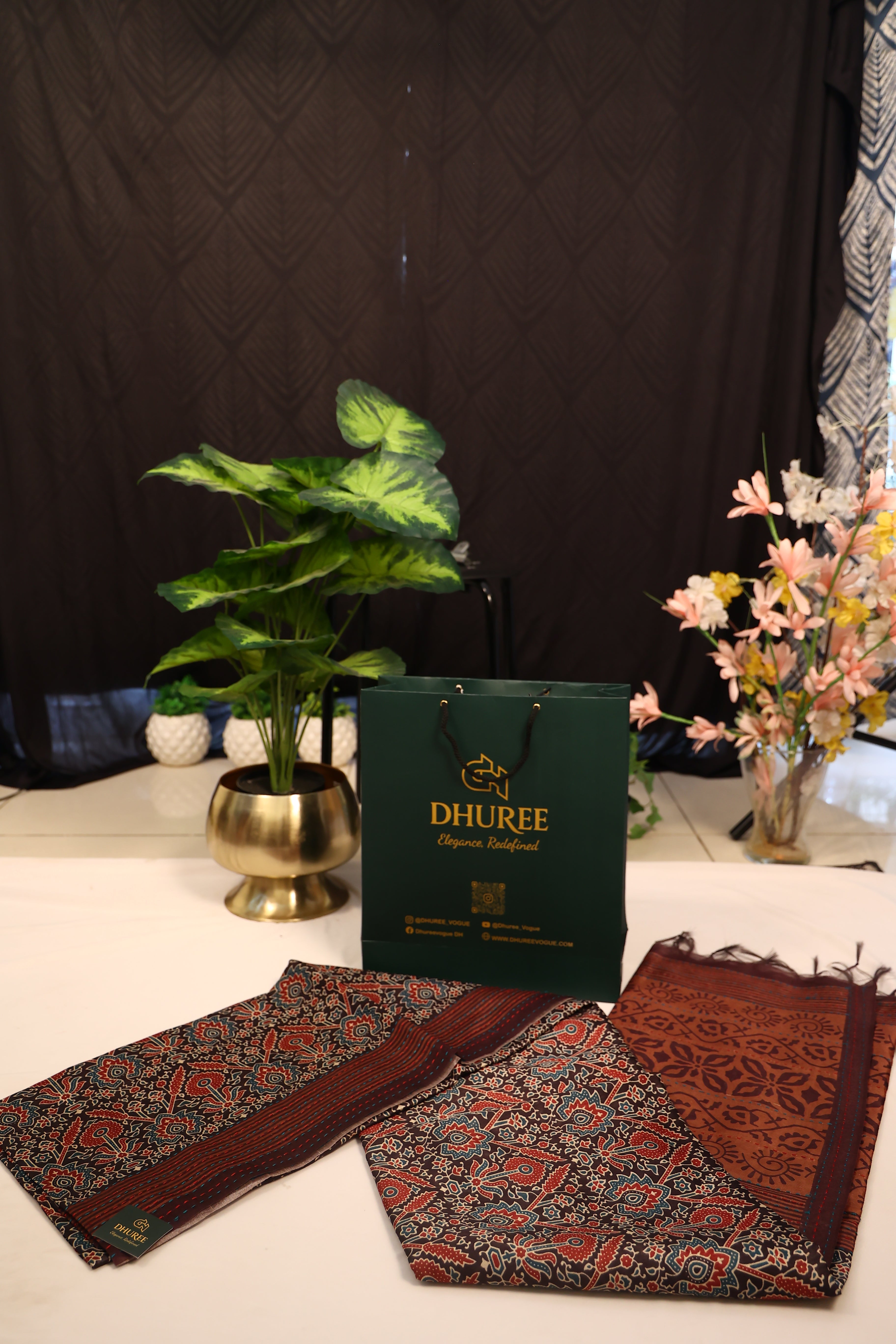 - DHUREE COTTON SAREE.