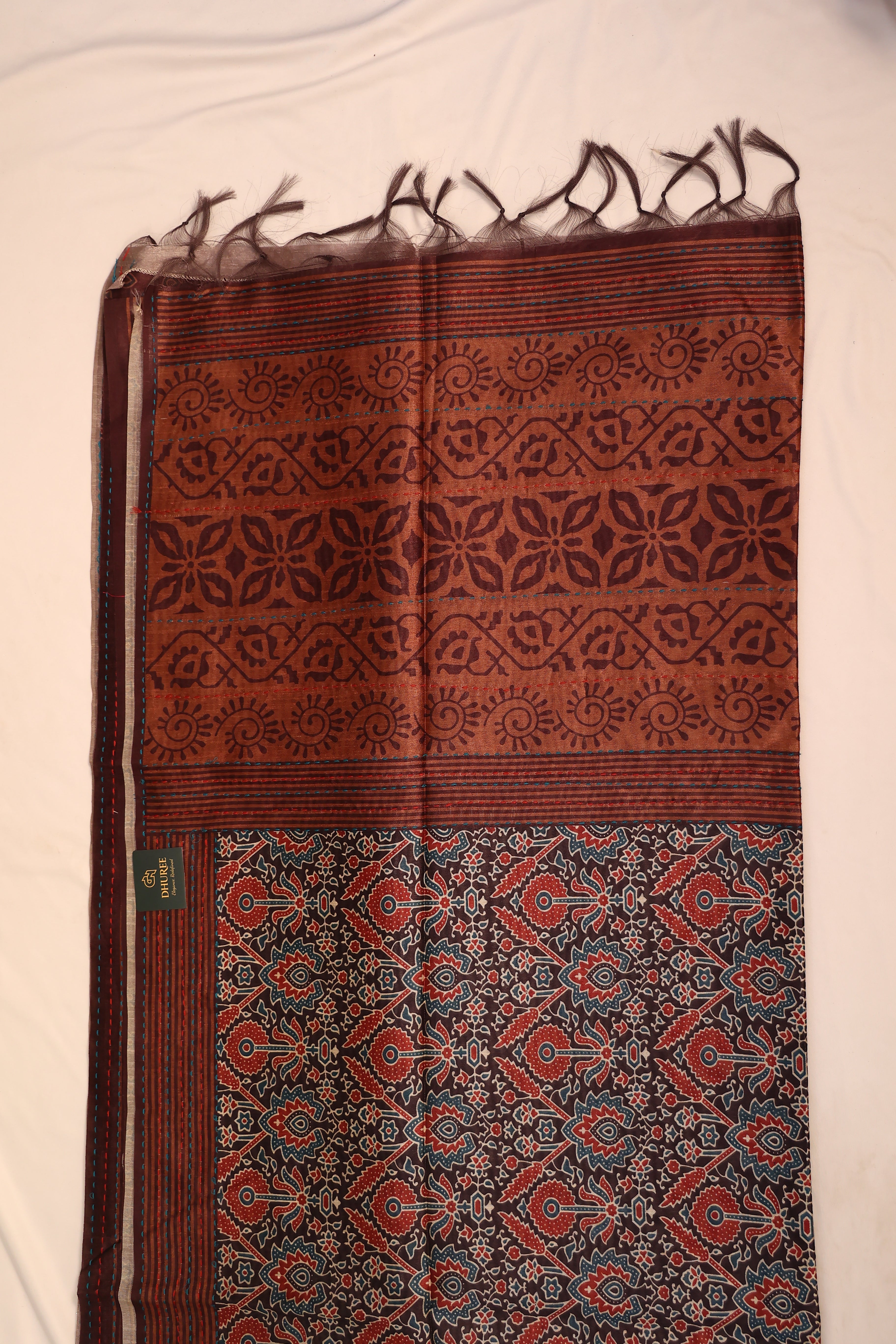 - DHUREE COTTON SAREE.